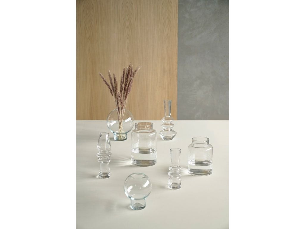 [product_category]-Villa Collection Trio Vase ø 14 Cm, Clear-Villa Collection-5722000255611-25561-VIL-6