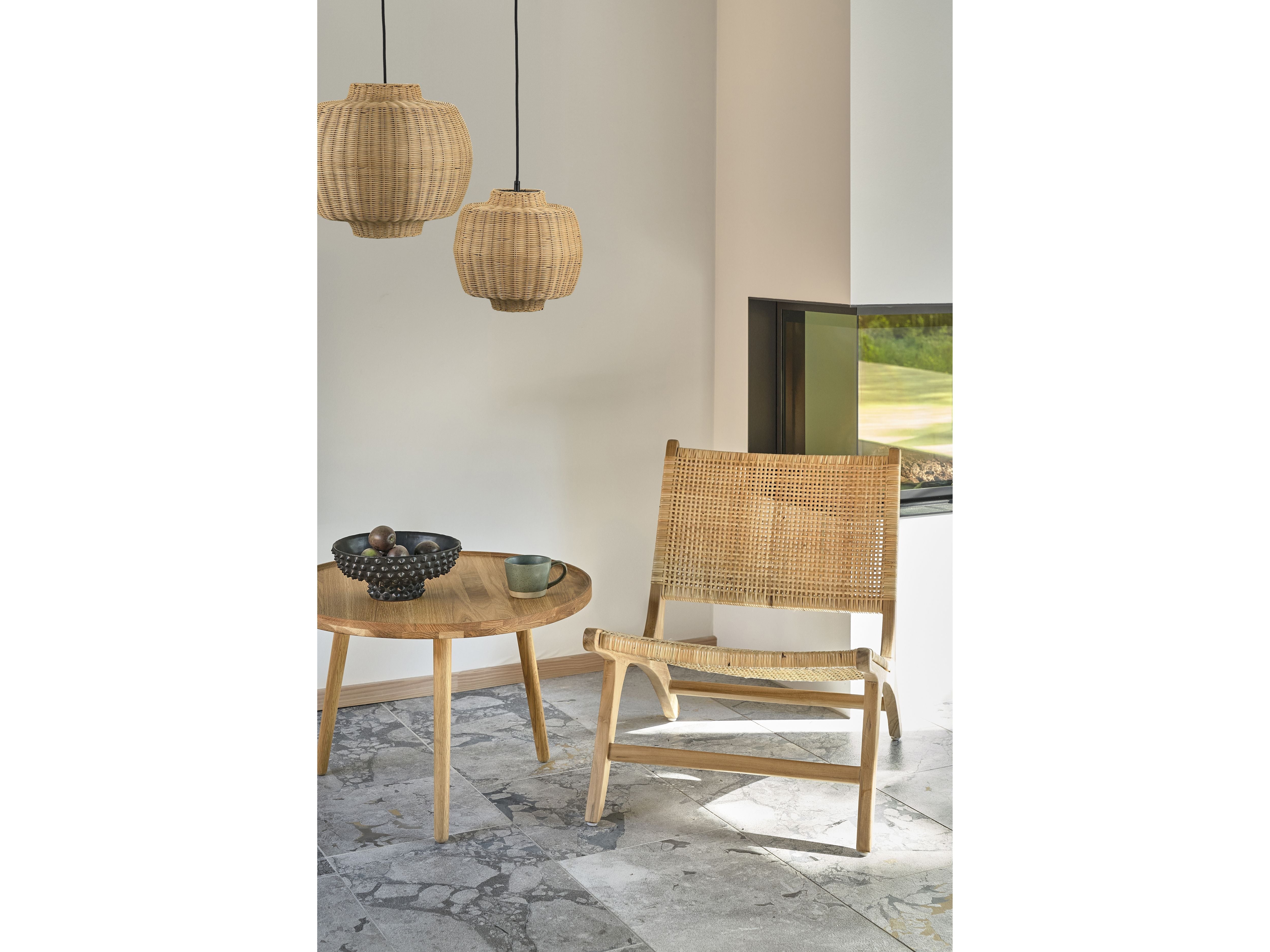 [product_category]-Villa Collection Vinka Pendant Lamp Rattan, øx H 30x28 Cm-Villa Collection-5722000279945-27994-VIL-2