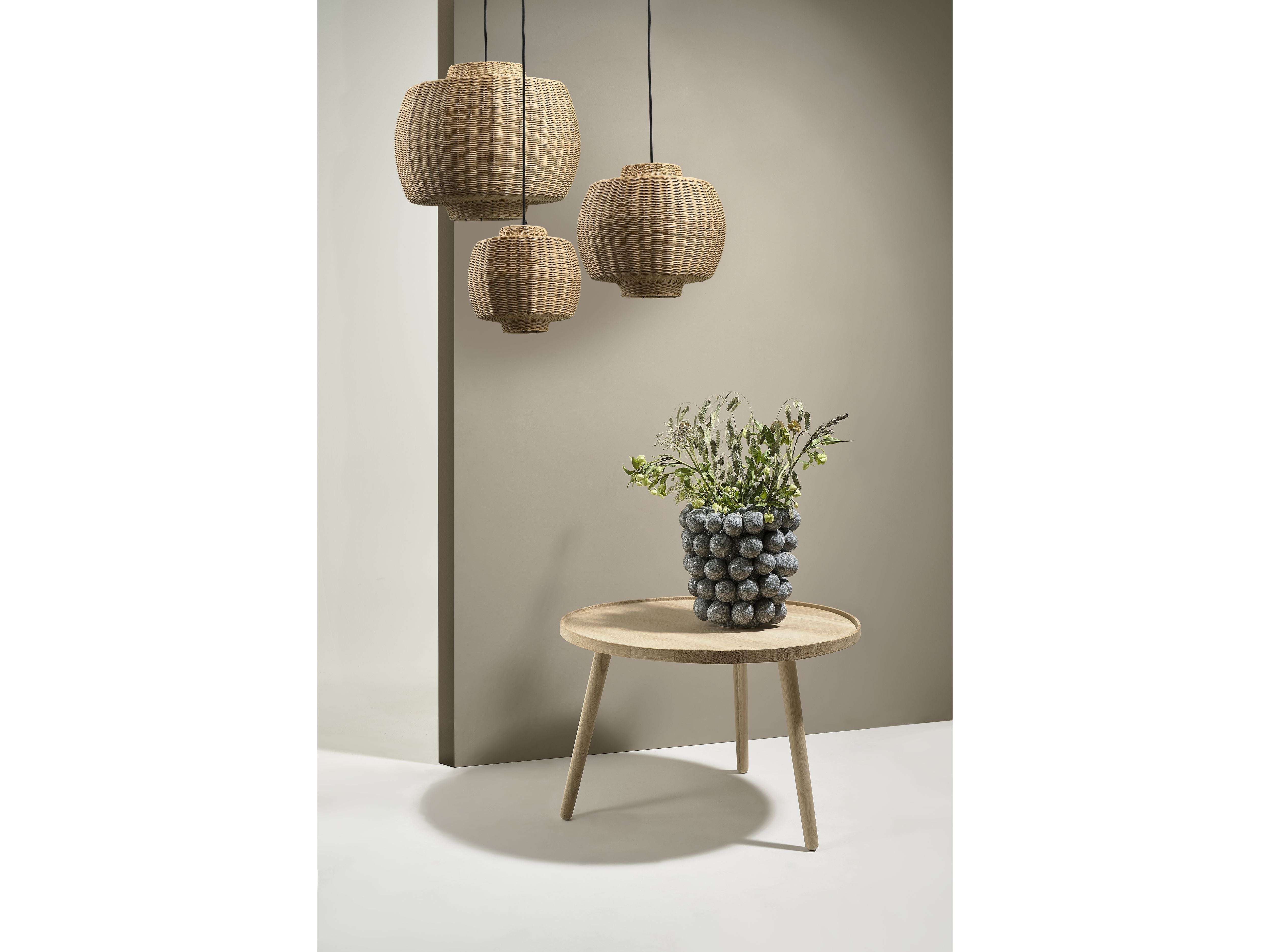 [product_category]-Villa Collection Vinka Pendant Lamp Rattan, øx H 40x35 Cm-Villa Collection-5722000279952-27995-VIL-4