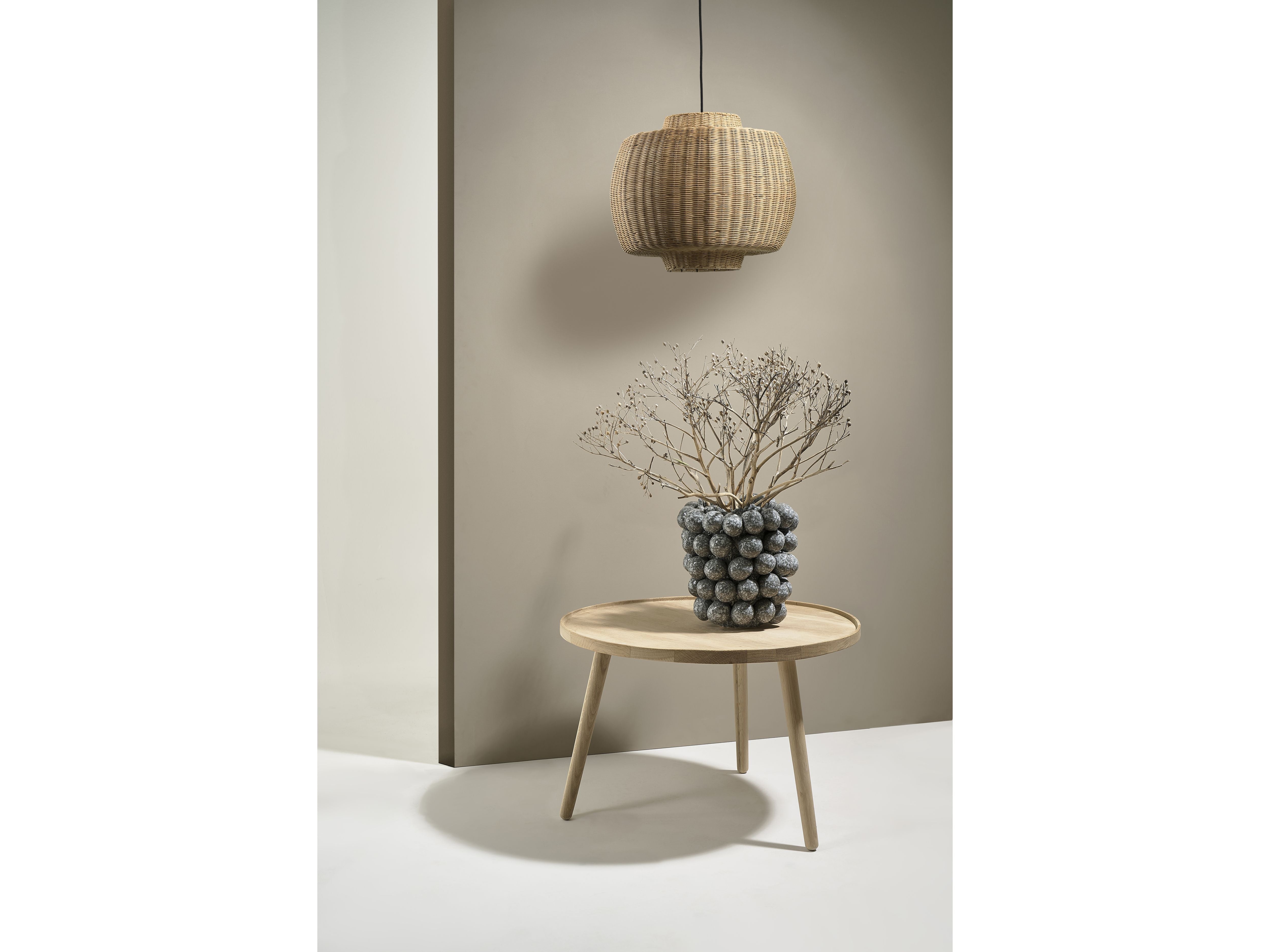 [product_category]-Villa Collection Vinka Pendant Lamp Rattan, øx H 50x42 Cm-Villa Collection-5722000279969-27996-VIL-5