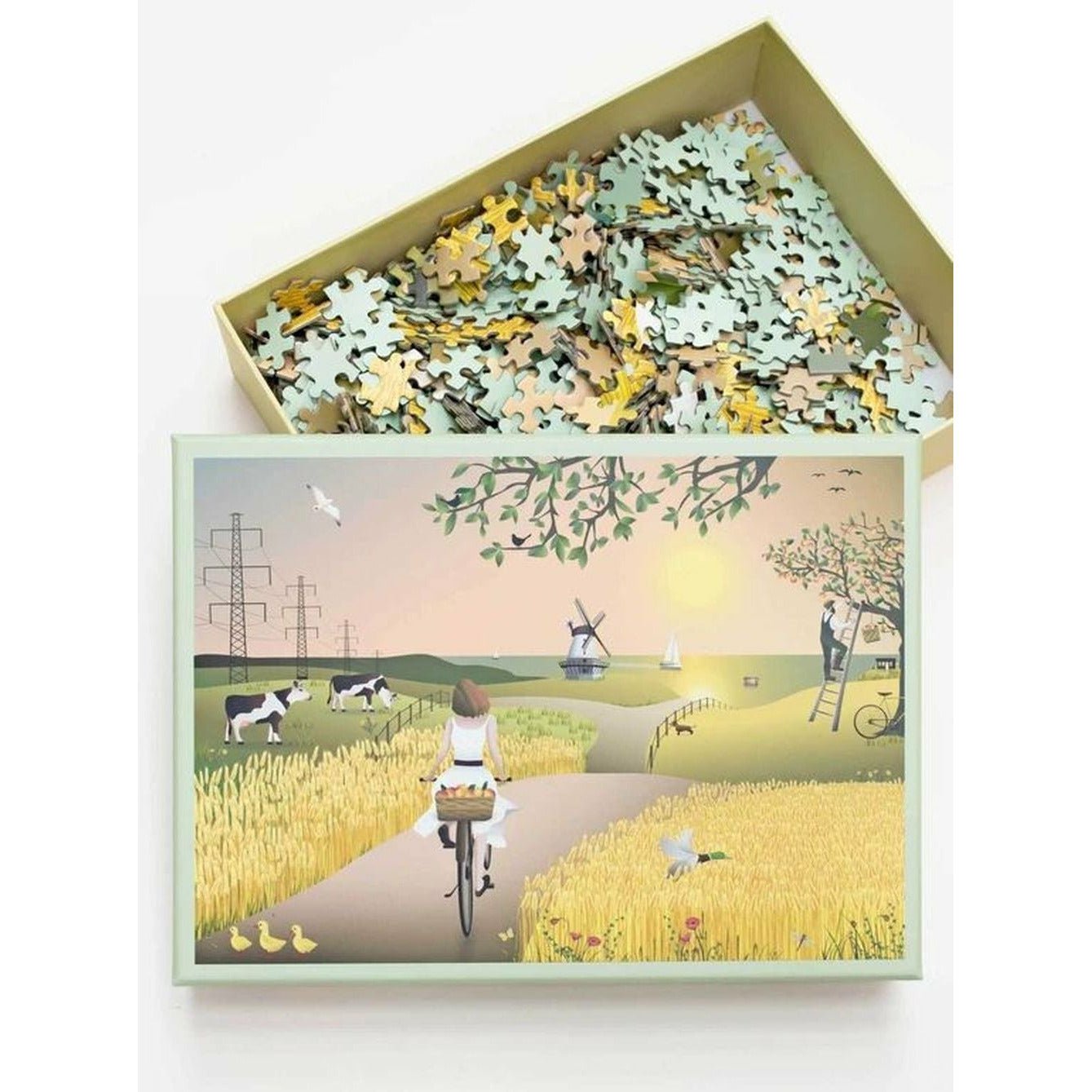 Vissevasse un fin puzzle avec 1 000 pièces