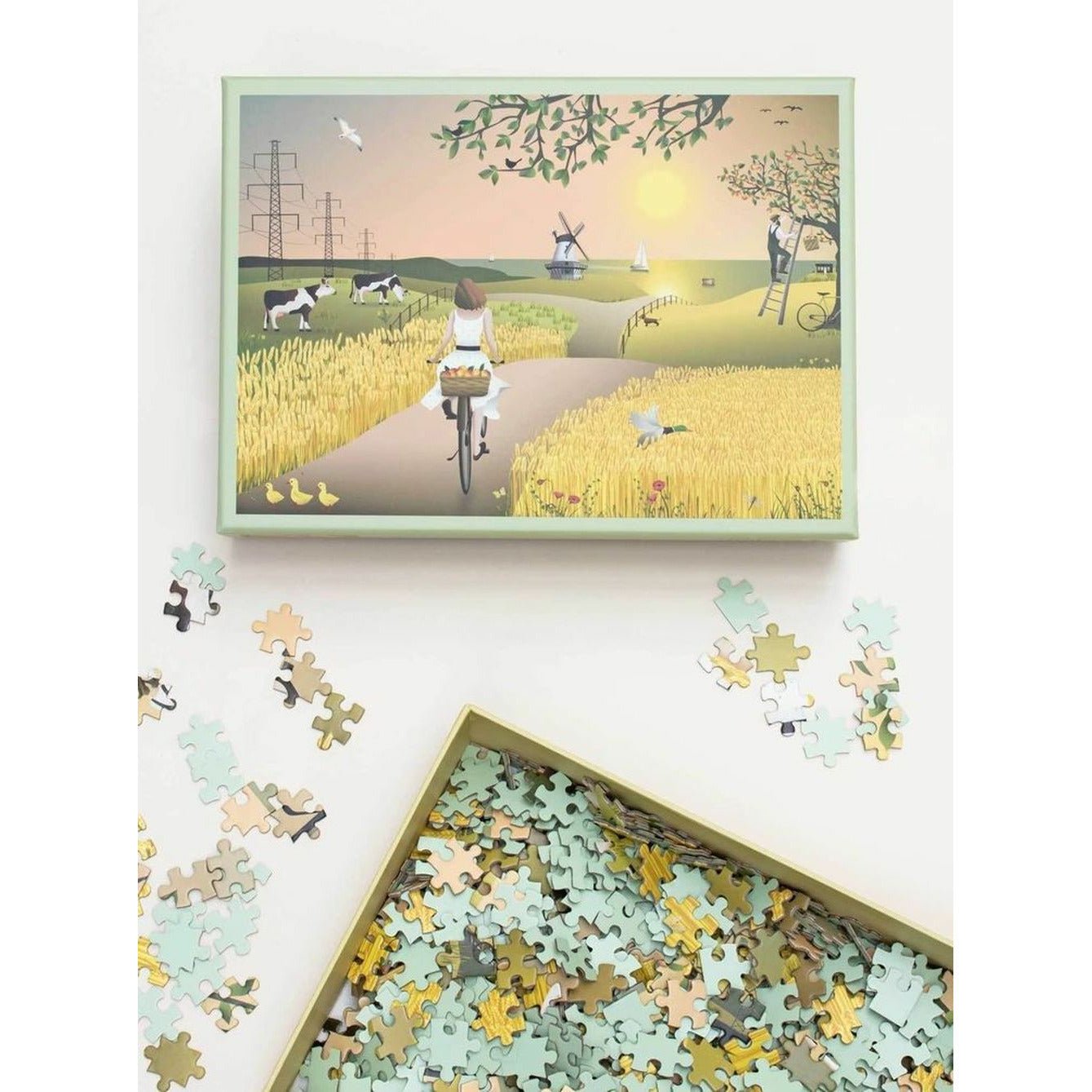 Vissevasse un fin puzzle avec 1 000 pièces