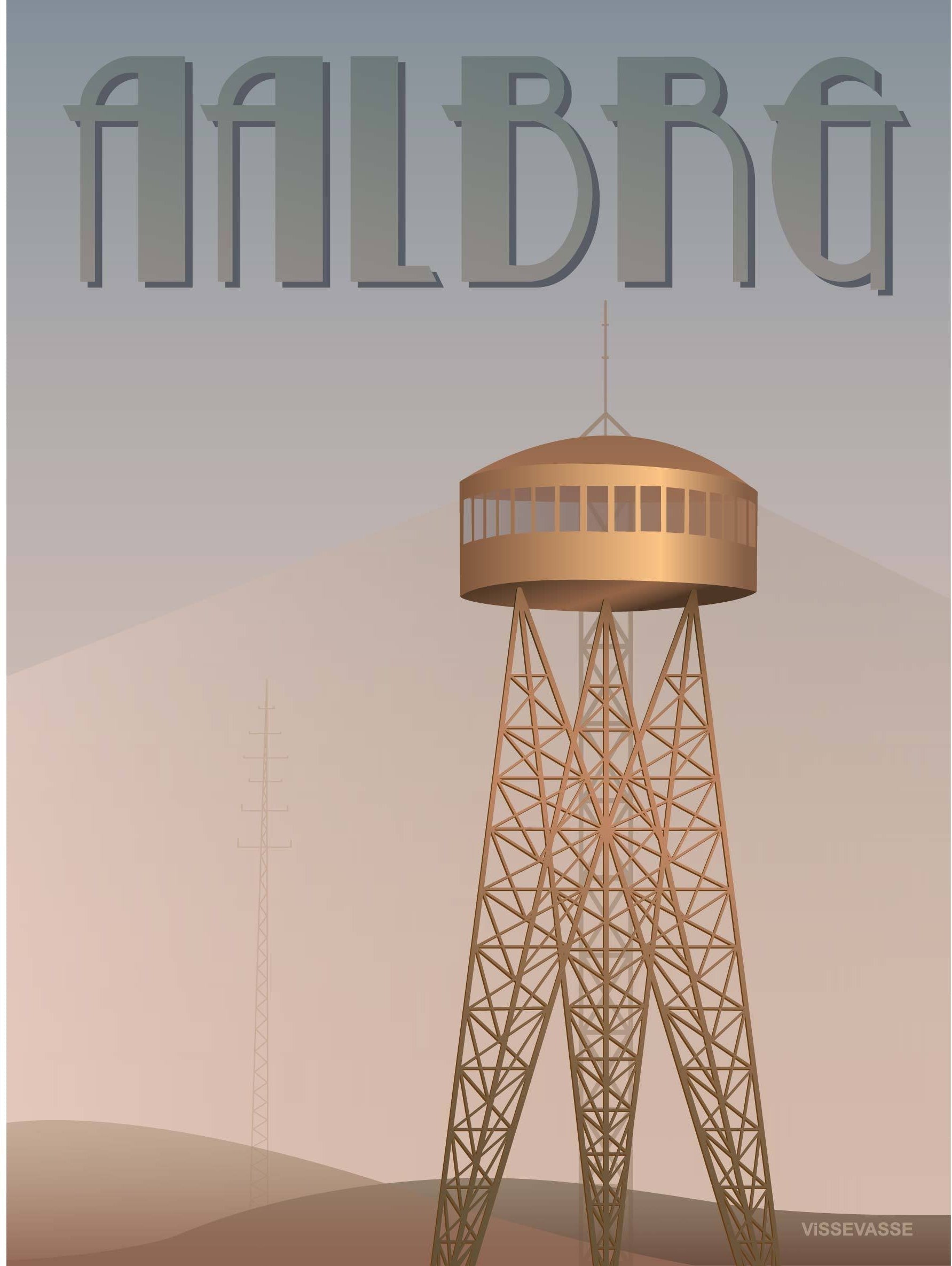[product_category]-Vissevasse Aalborg Tower Poster, 15 X21 Cm-Vissevasse-5713138430315-F-2014-303-S-VIS-1