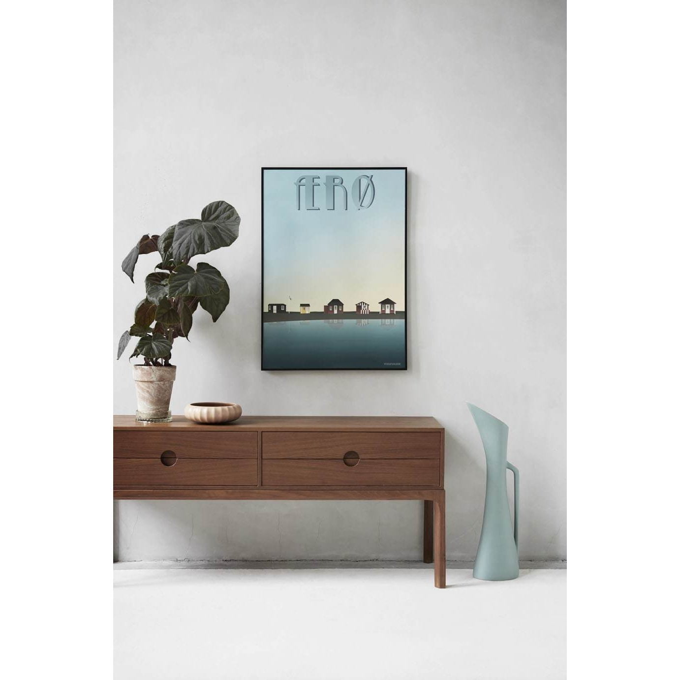[product_category]-Vissevasse ærø Beach Huts Poster, 15 X21 Cm-Vissevasse-5713138530213-F-2015-302-S-VIS-2