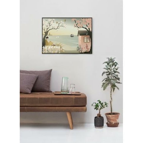 Vissevasse by the Sea Poster, 50 x70 cm