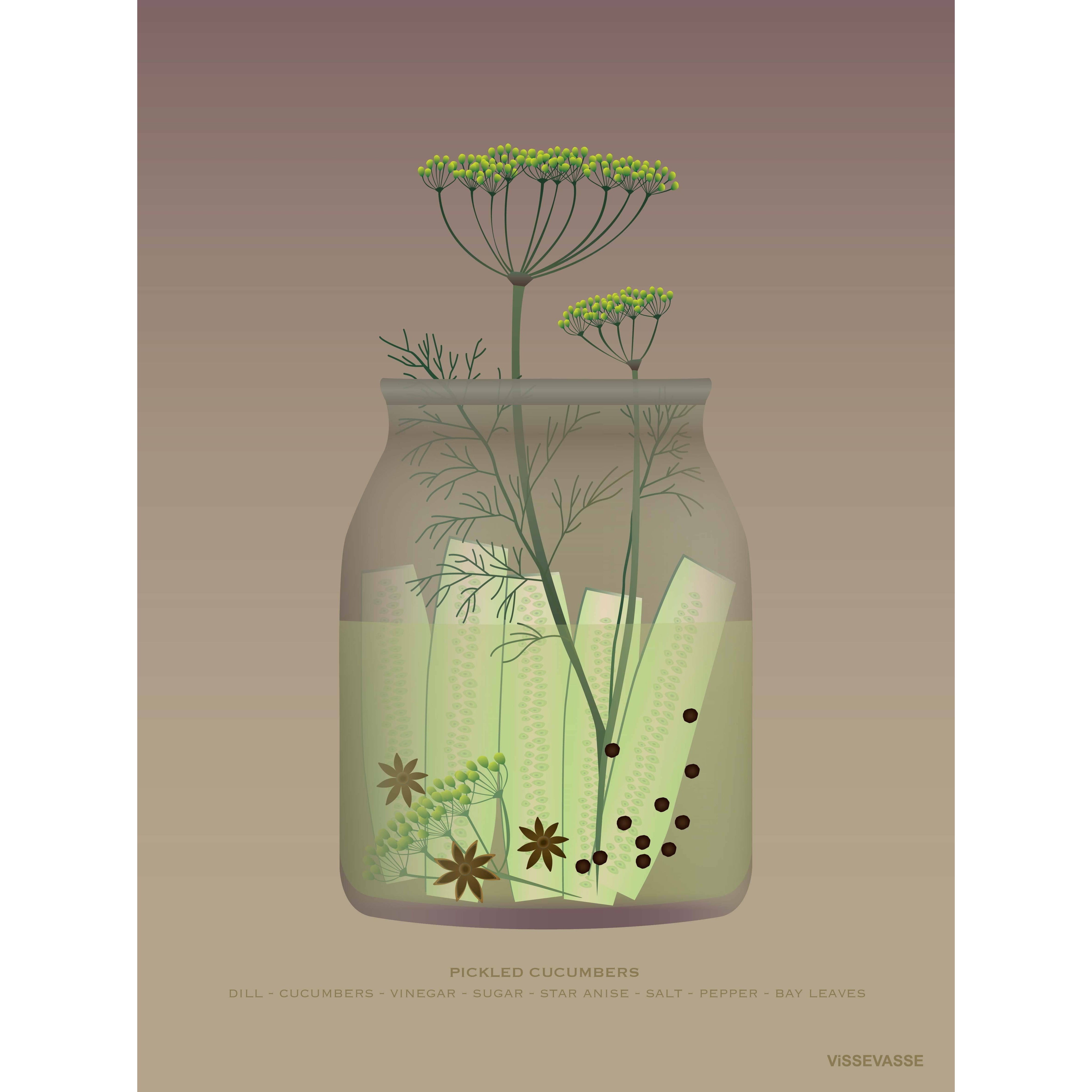 [product_category]-Vissevasse Cucumber Poster, 30 X40 Cm-Vissevasse-5713138460022-F-2014-600-M-VIS-1