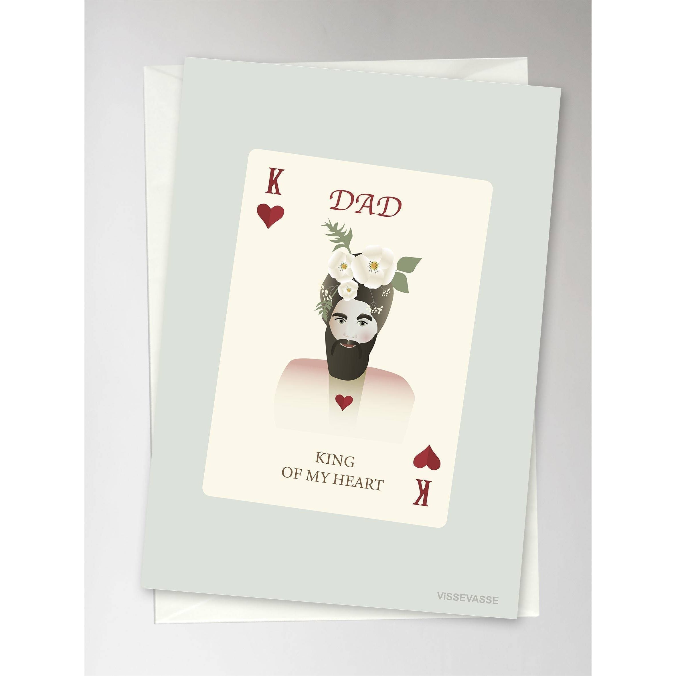 [product_category]-Vissevasse Dad Kind Of My Heart Greeting Card, 10,5x15cm-Vissevasse-5713138722106-F-2017-221-XS-VIS-2