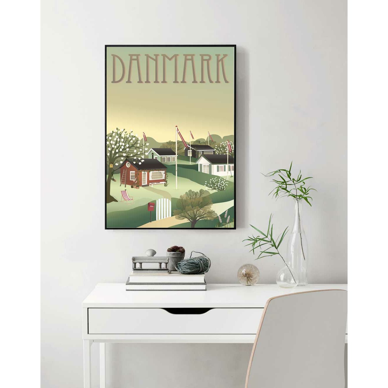 Vissevasse Danmark tildeling plakat 15x21cm