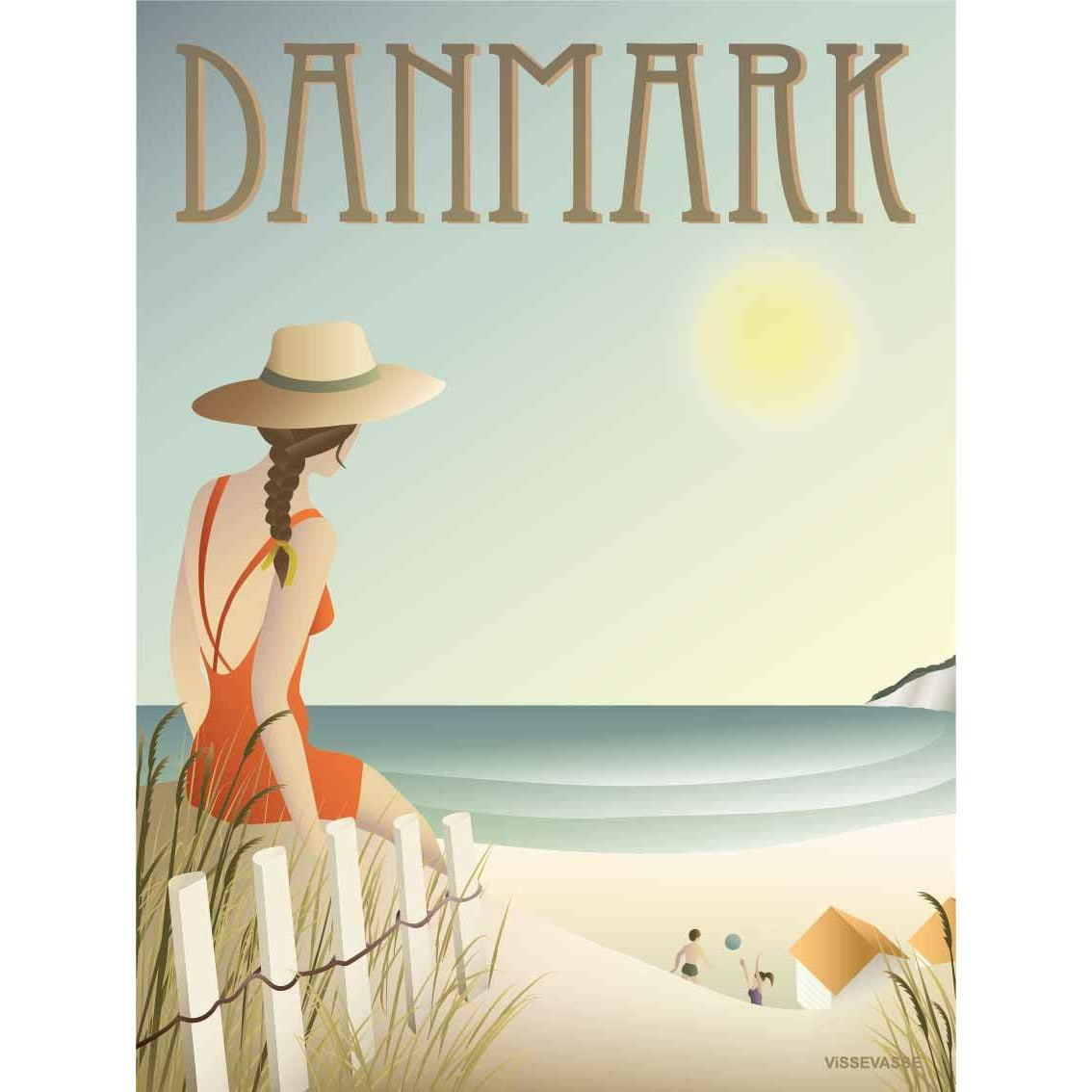 Affiche Vissevasse Denmark Beach, 50 x70 cm