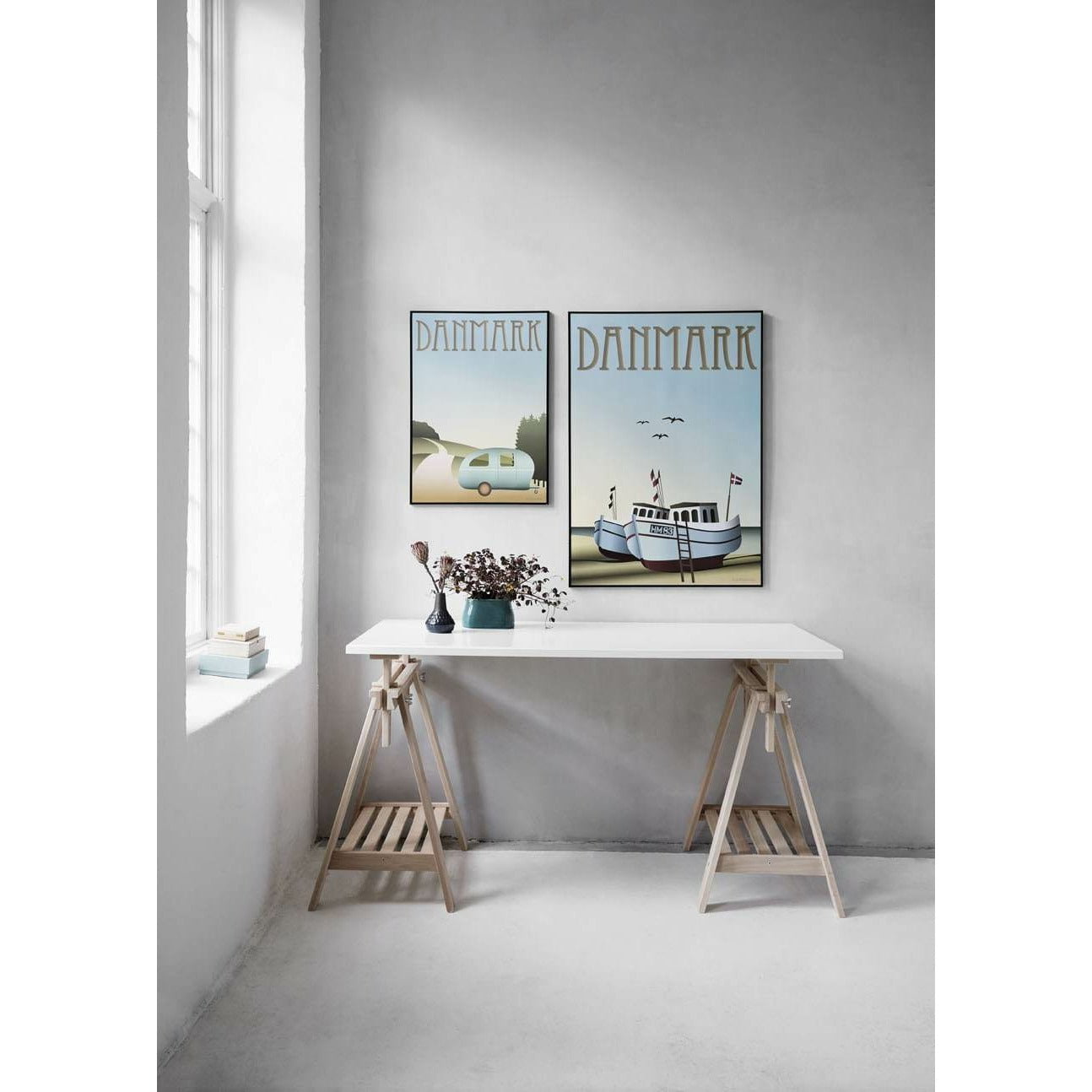 Affiche Vissevasse Danemark Fishing Boats, 50 x70 cm