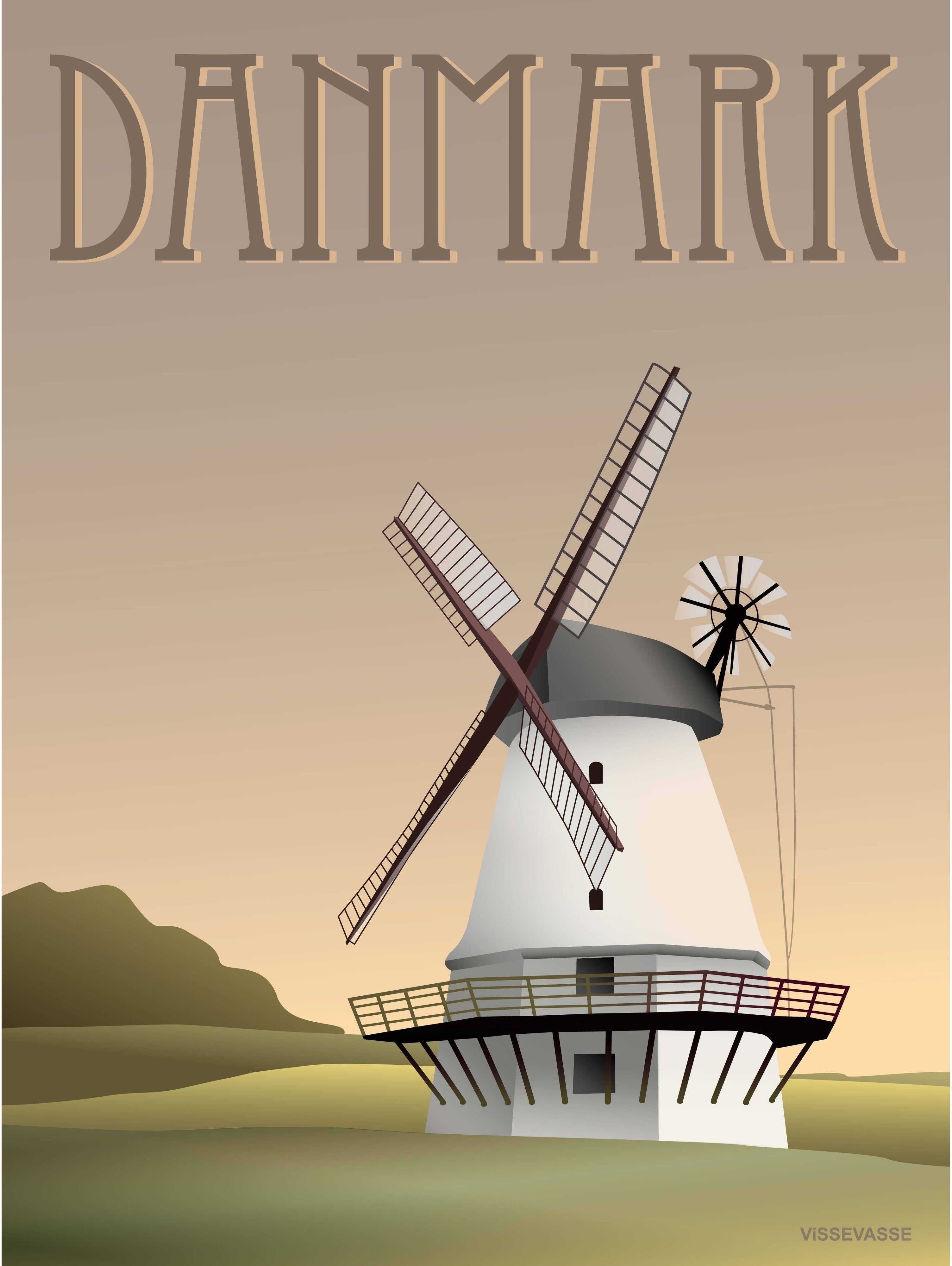 [product_category]-Vissevasse Denmark Mill Poster, 15 X21 Cm-Vissevasse-5713138511014-F-2015-110-S-VIS-1