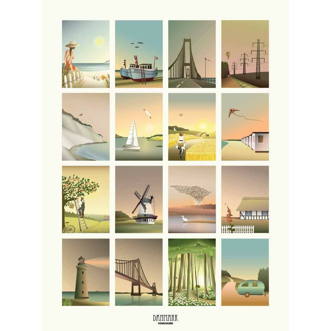 [product_category]-Vissevasse Denmark Motif Poster, 70 X100 Cm-Vissevasse-5713138805748-F-2018-057-XL-VIS-1