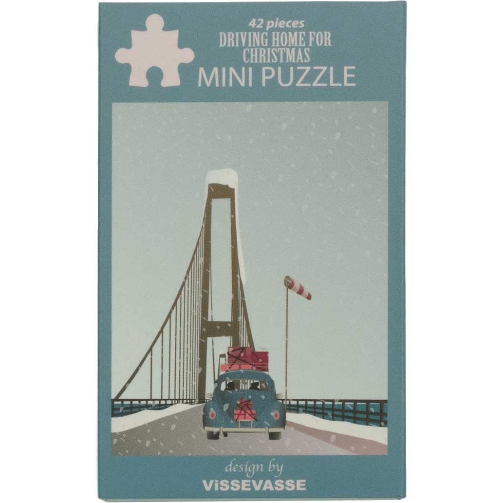 Vissevasse rentrant chez elle pour le mini puzzle de Noël