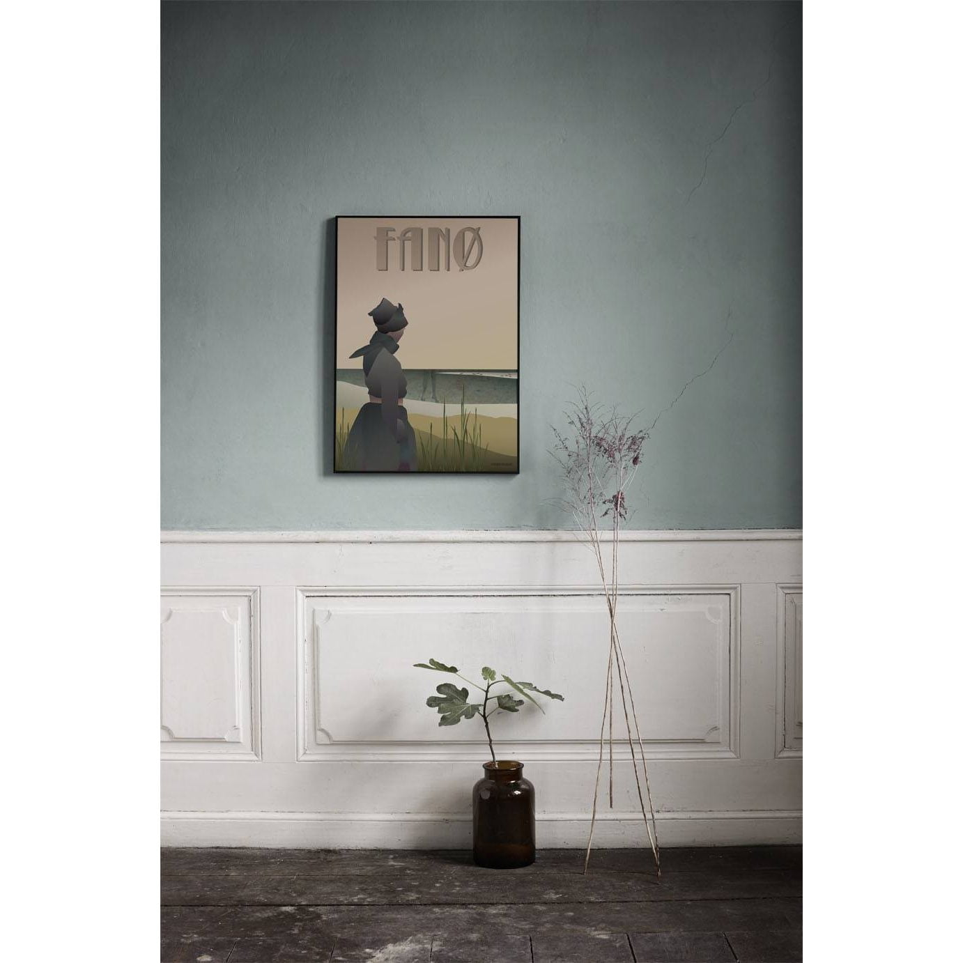 [product_category]-Vissevasse Fanø Girl Poster, 15 X21 Cm-Vissevasse-5713138600817-F-2016-013-S-VIS-2