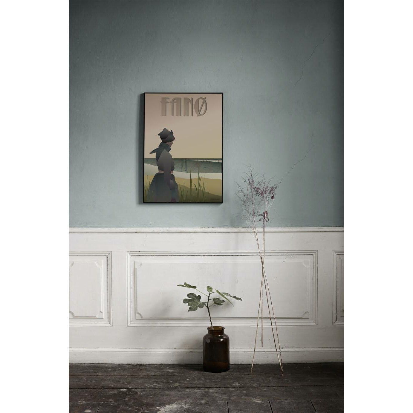 Vissevasse Fanø Girl Poster, 70 X100 Cm