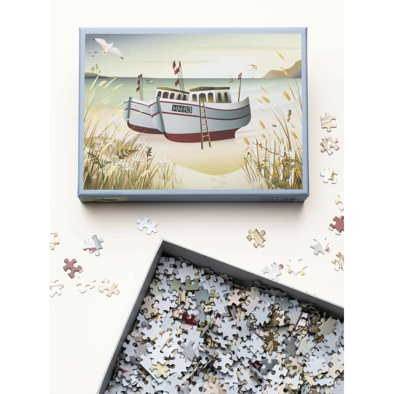 Vissevasse Puzzle Bateaux De Pêche Avec 1000 Pièces