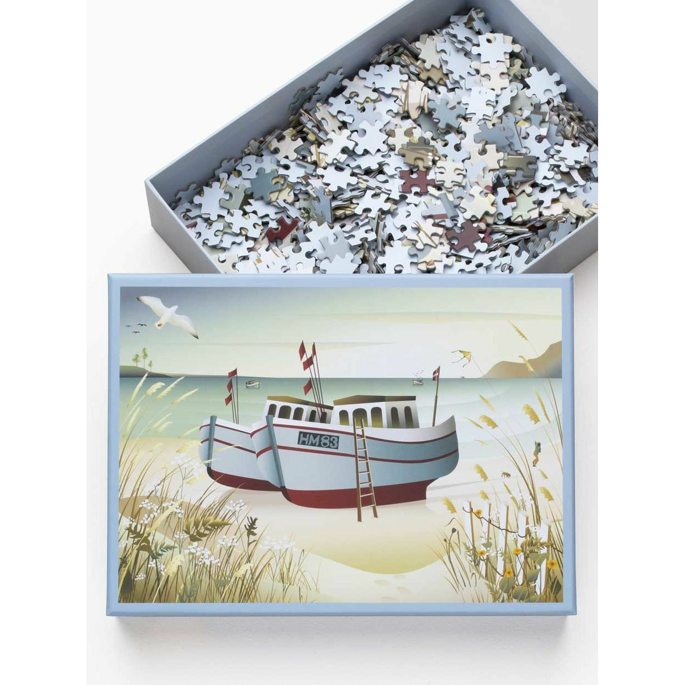 Vissevasse Fishing Boats Puzzle With 1000 Pieces