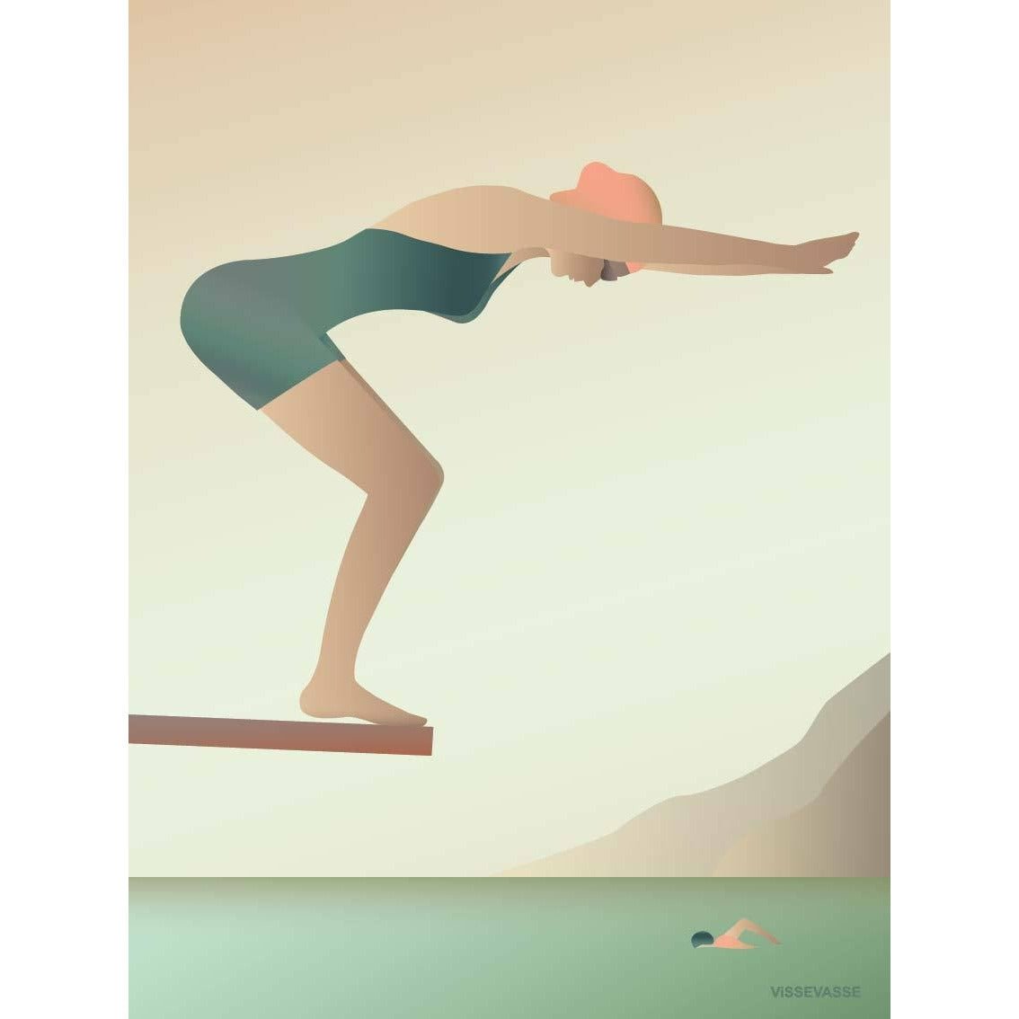 Vissevasse Float Poster, 30 x40 cm