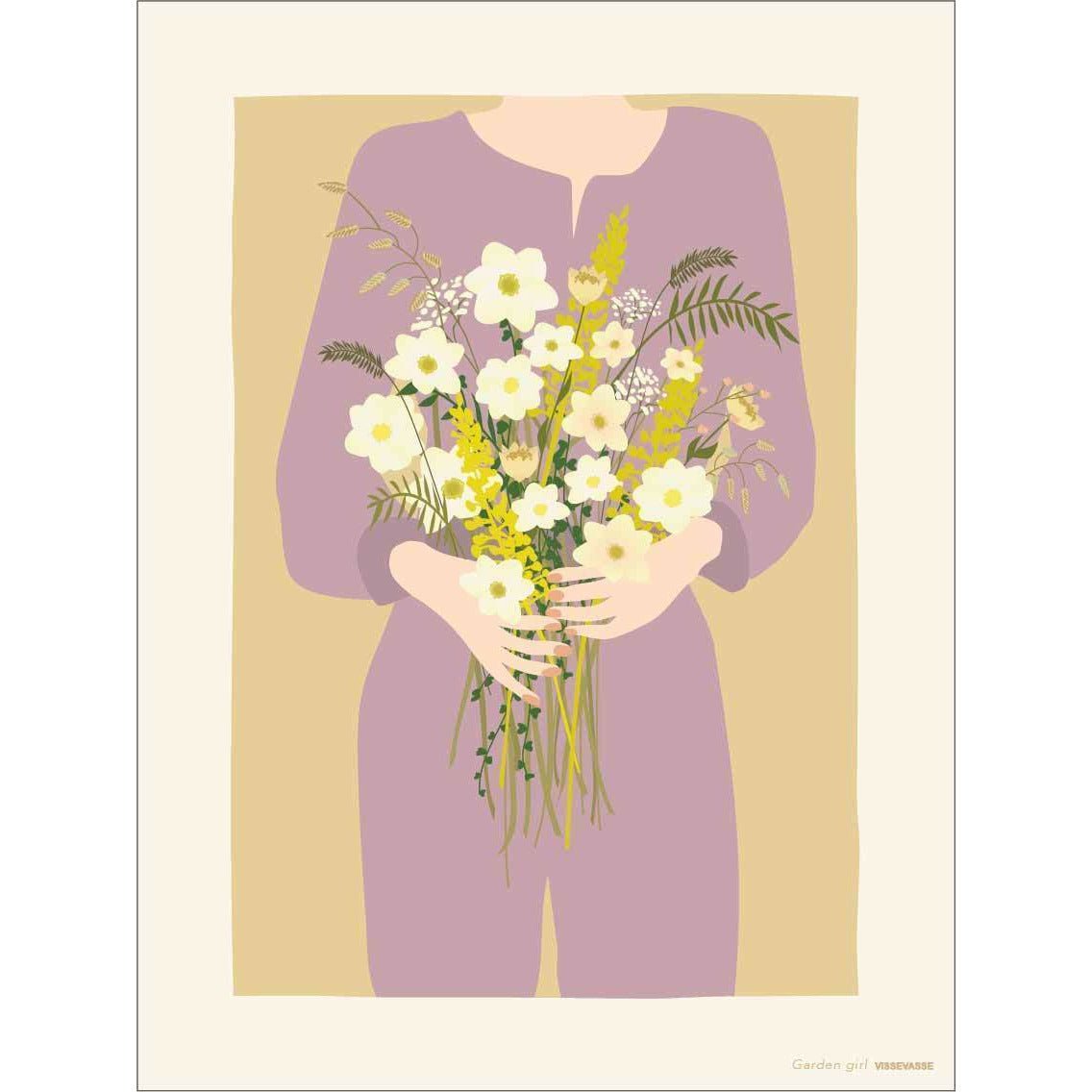 [product_category]-Vissevasse Garden Girl Poster, 50 X70 Cm-Vissevasse-5713138903635-F-2019-036-L-VIS-1