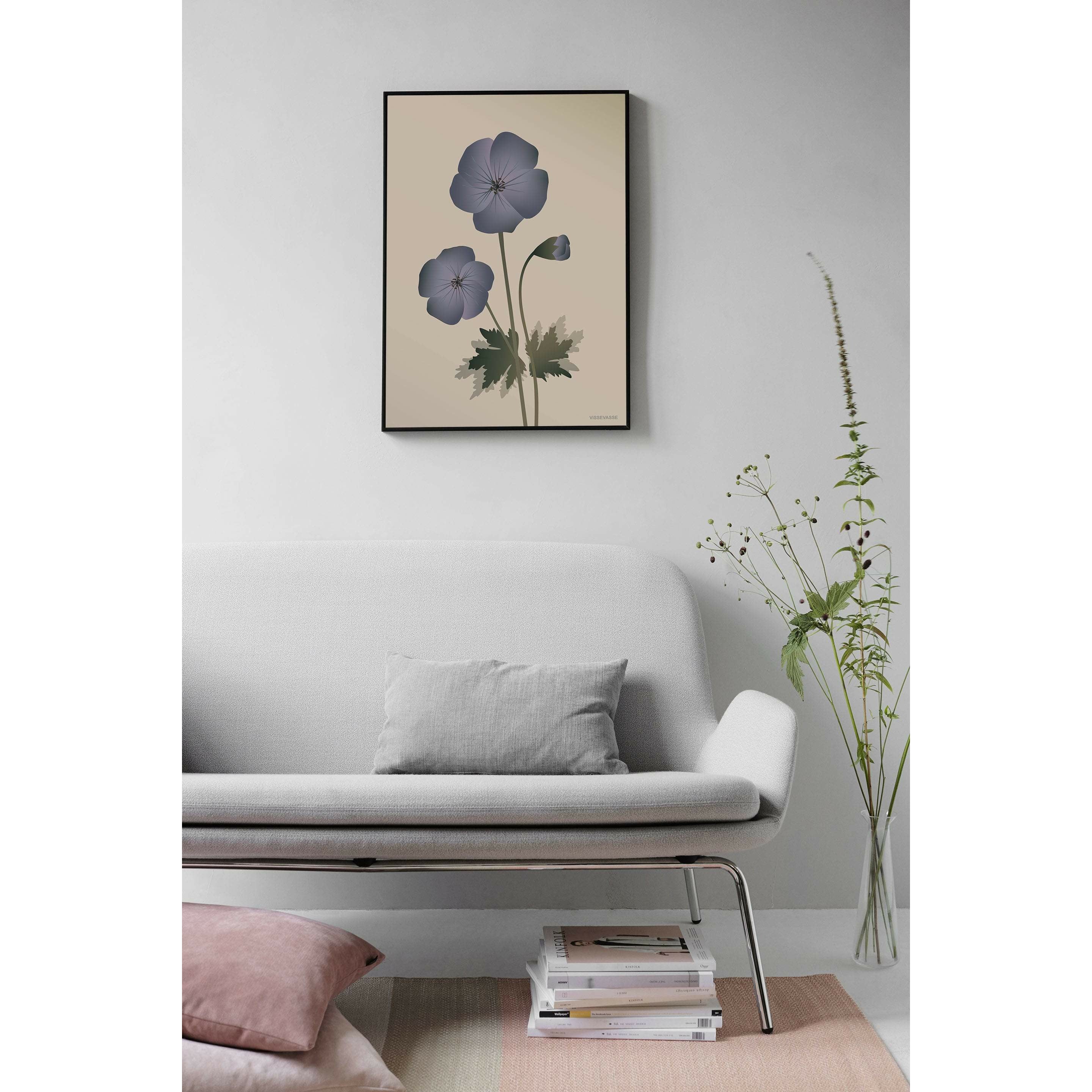 Vissevasse Geranium Poster 30 X40 Cm, Nude