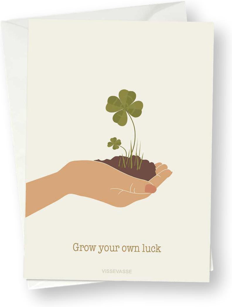 Vissevasse Get Your Own Luck Greeting Card, 10,5x15 Cm