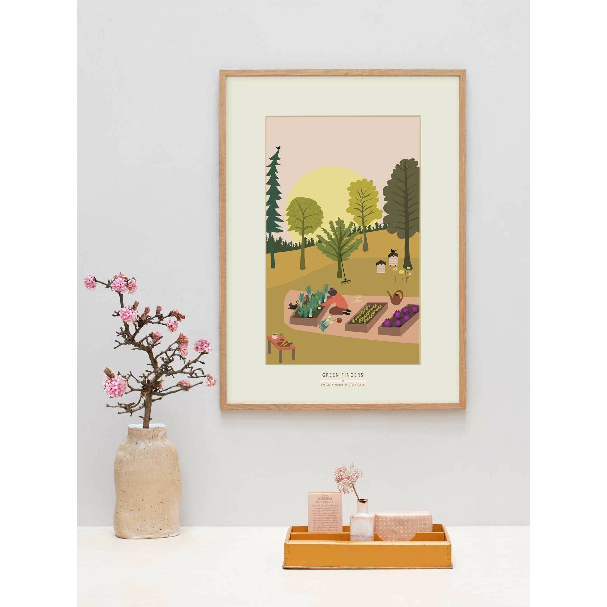 Vissevasse Green Fingers Poster, Limited Edition, 50x70 cm