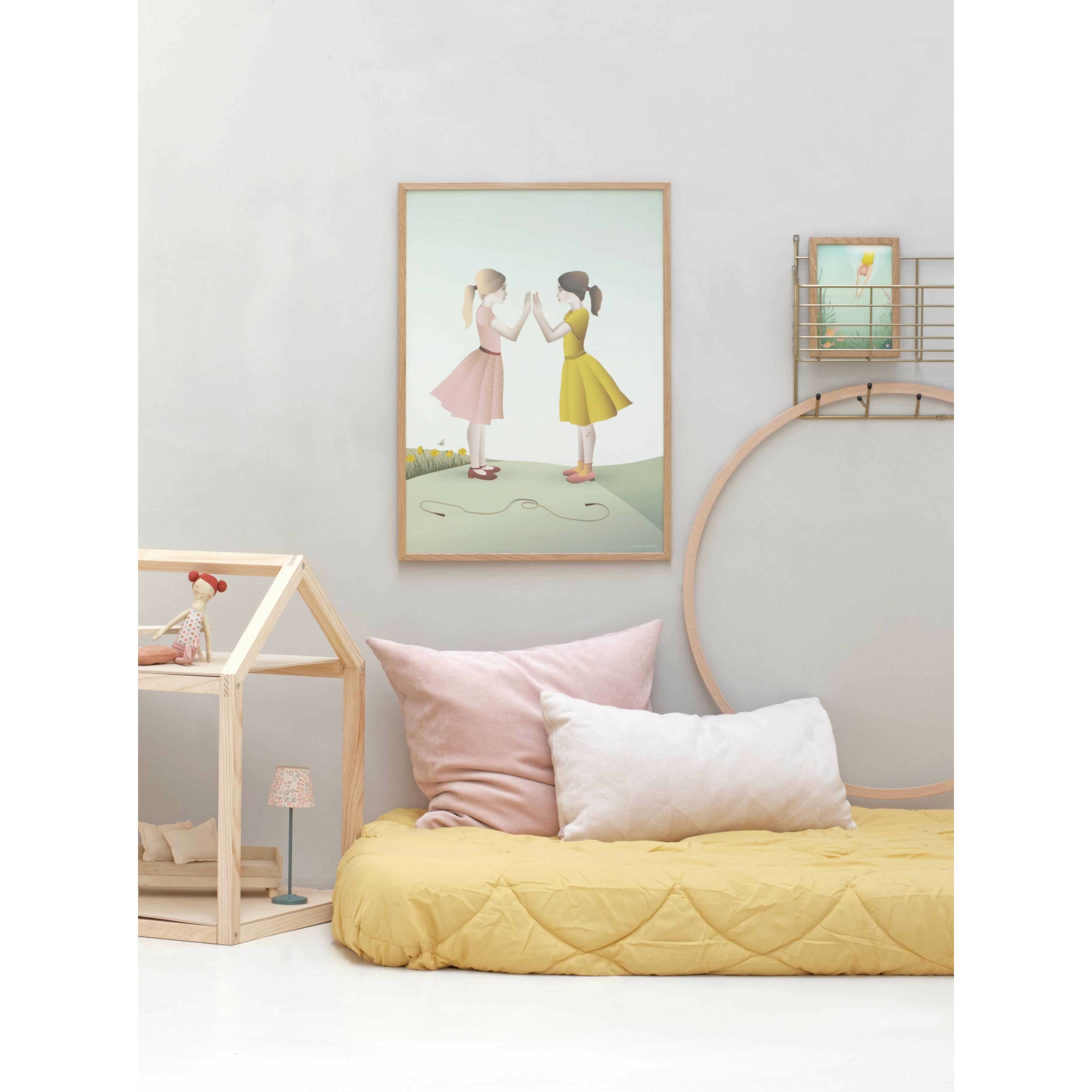 [product_category]-Vissevasse Hand Clapping Girl Poster, 50 X70 Cm-Vissevasse-5713138723837-F-2017-238-L-VIS-2