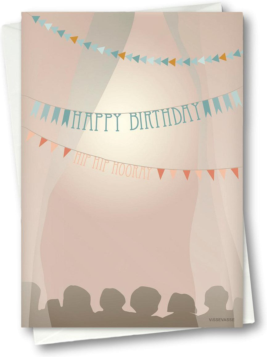 Vissevasse Happy Birthday Greeting Card, 10.5 X15 Cm