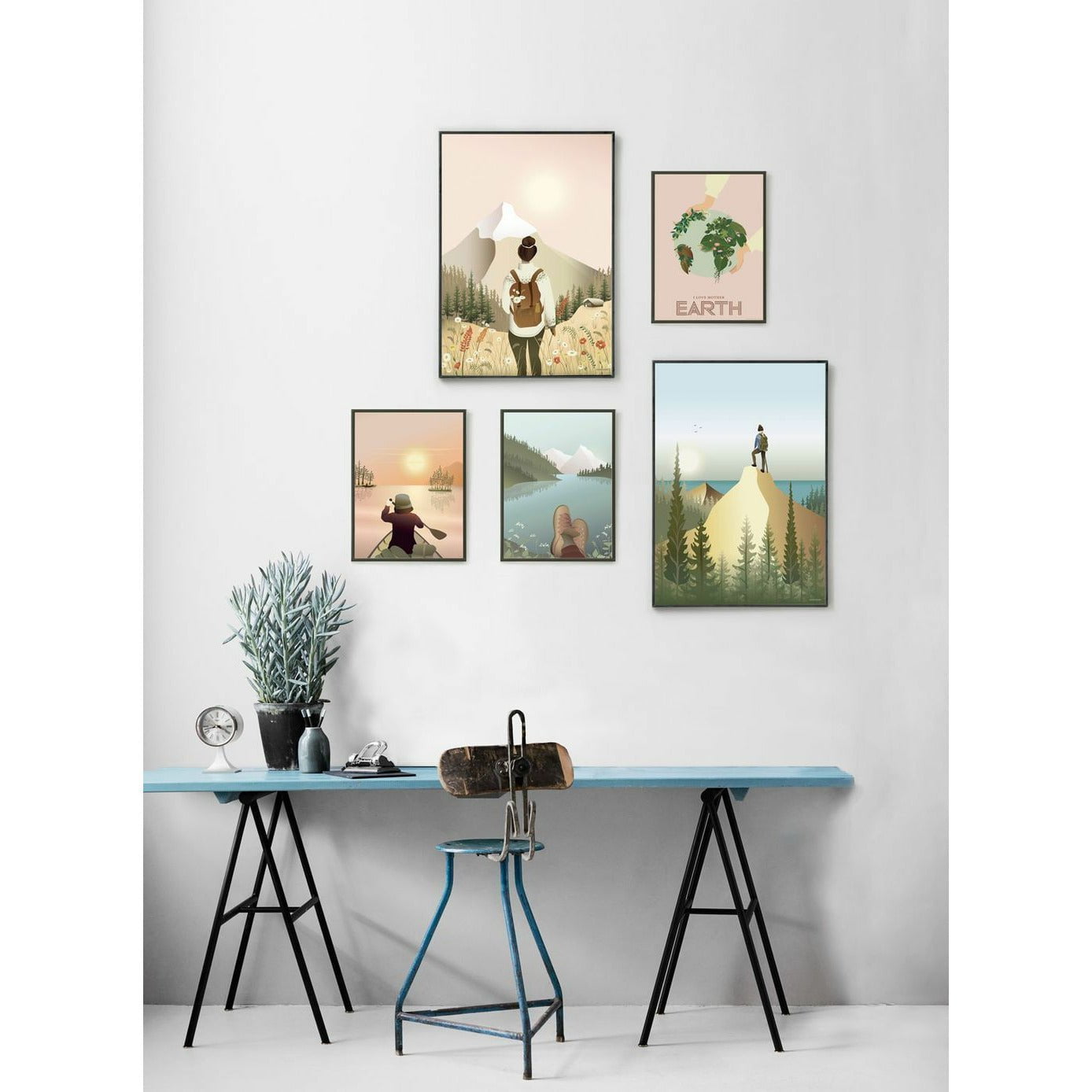 [product_category]-Vissevasse Hike With Me Poster, 50 X70 Cm-Vissevasse-5713138100737-F-2021-007-L-VIS-2