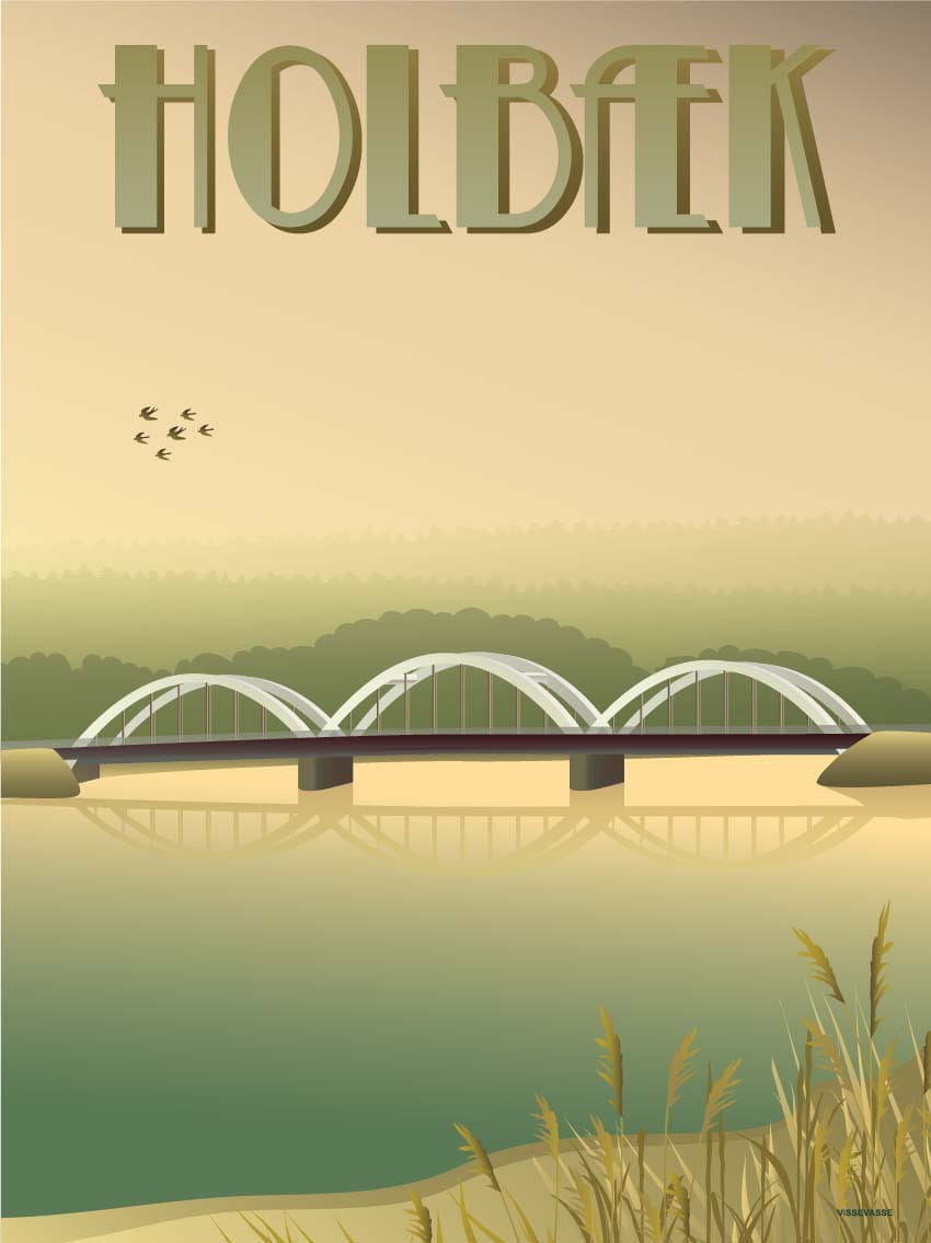 [product_category]-Vissevasse Holbæk Munkholm Bridge Poster, 50x70 Cm-Vissevasse-5713138203230-F-2022-032-L-VIS-1