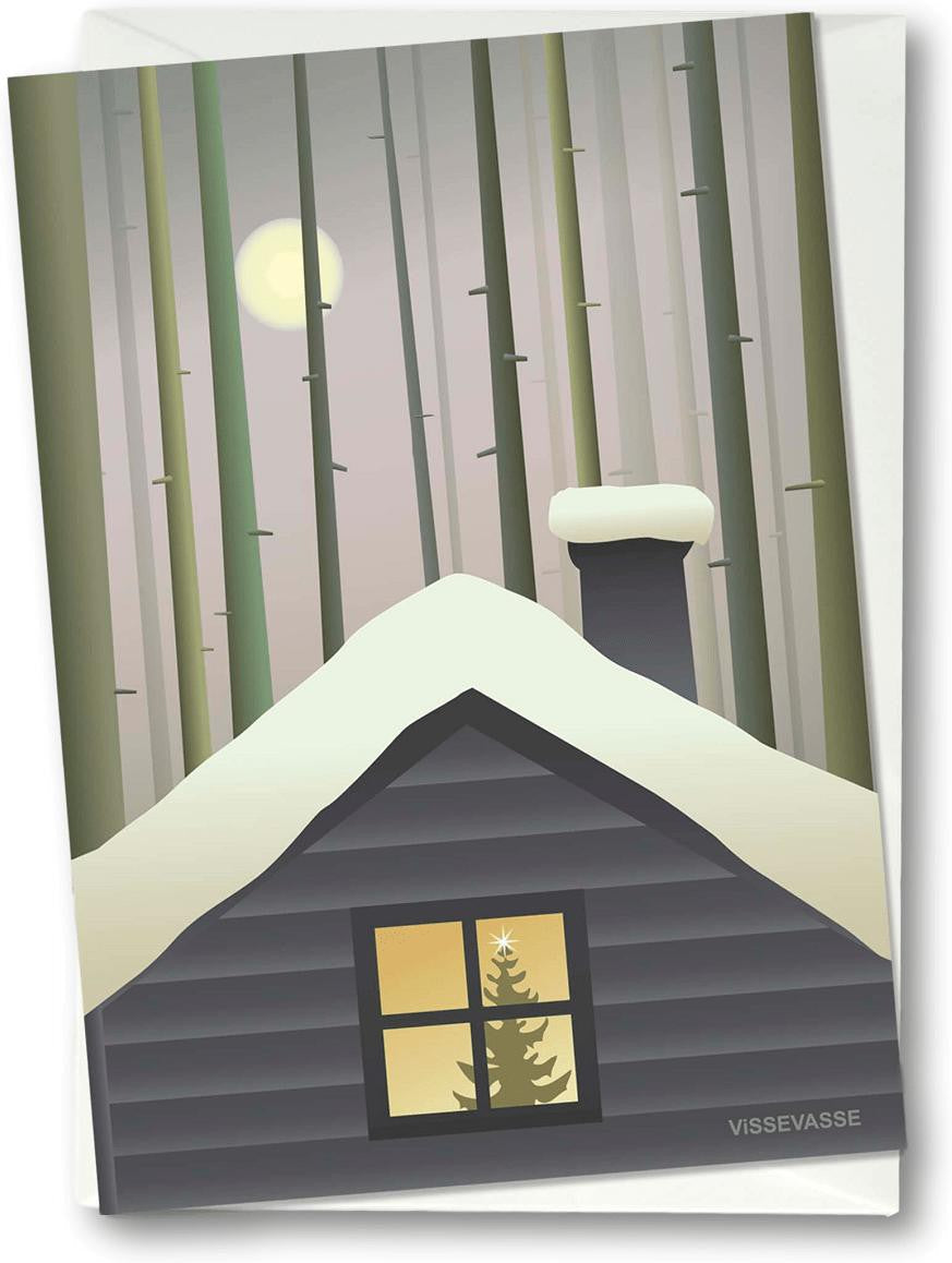 Vissevasse House In The Woods Greeting Card, 10,5x15 Cm