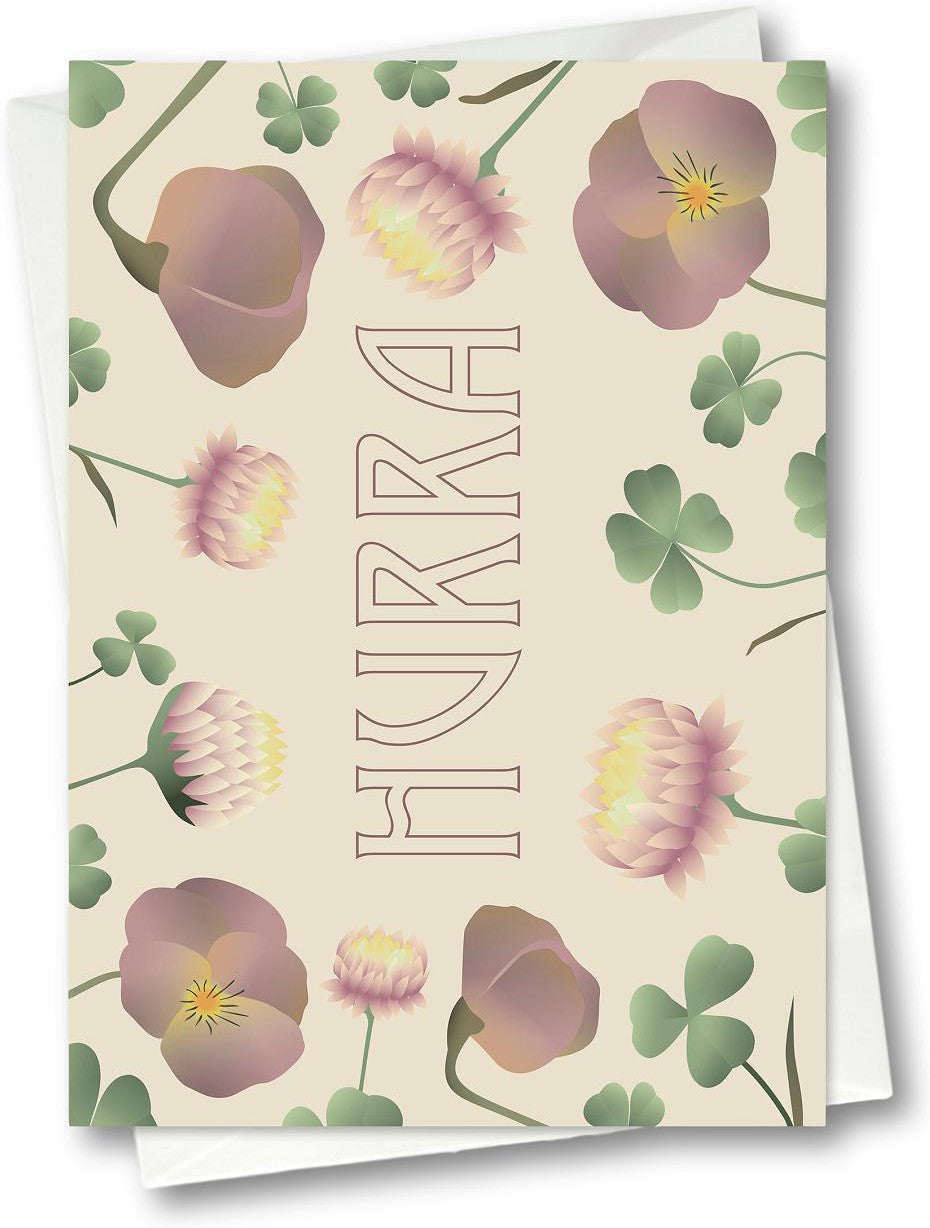 [product_category]-Vissevasse Hurra Flower Bouquet Greeting Card, 10,5x15cm-Vissevasse-5713138716402-F-2017-164-XS-VIS-1