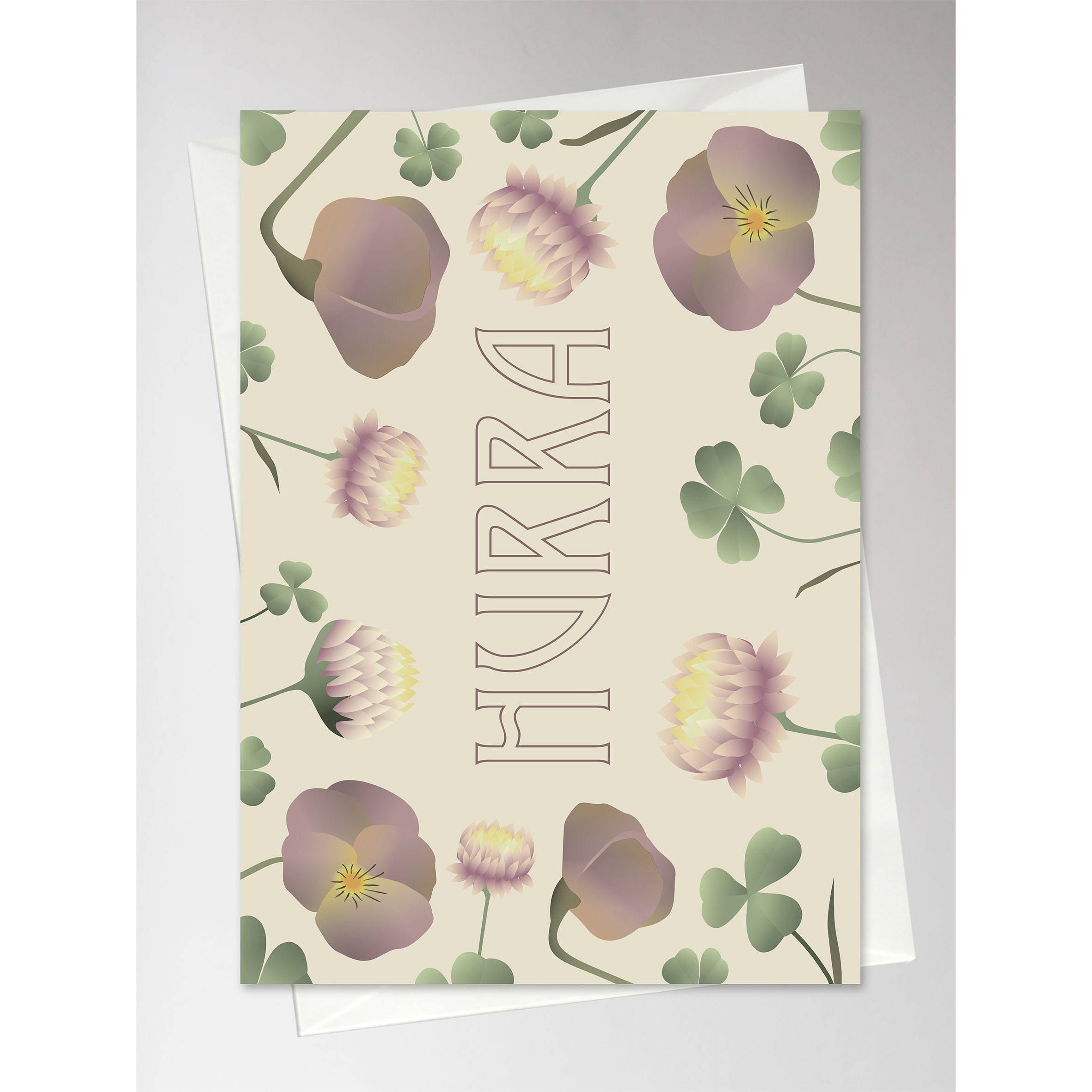 [product_category]-Vissevasse Hurra Flower Bouquet Greeting Card, 10,5x15cm-Vissevasse-5713138716402-F-2017-164-XS-VIS-2