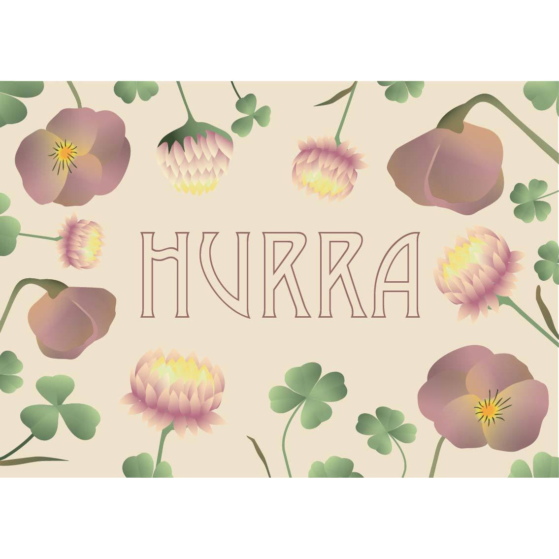 [product_category]-Vissevasse Hurra Flower Bouquet Greeting Card, 10,5x15cm-Vissevasse-5713138716402-F-2017-164-XS-VIS-3
