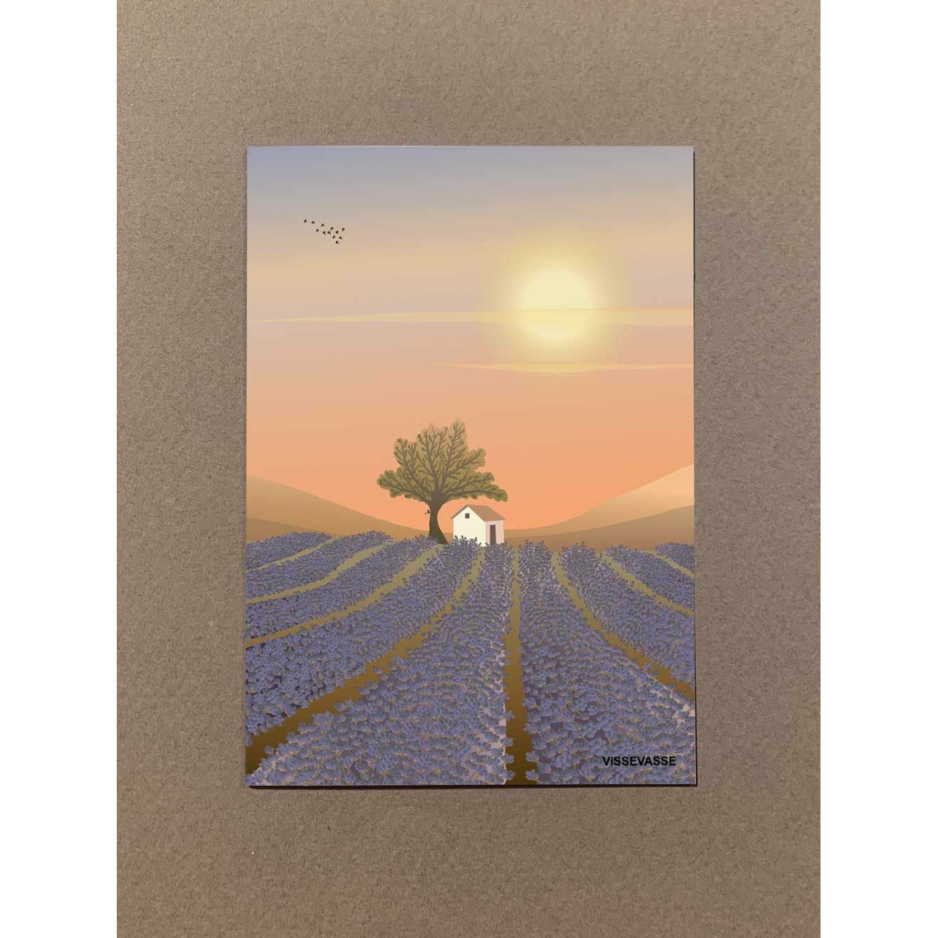 [product_category]-Vissevasse Lavender Field Mini Card, A7-Vissevasse-5713138107750-F-2021-077-XX-VIS-3