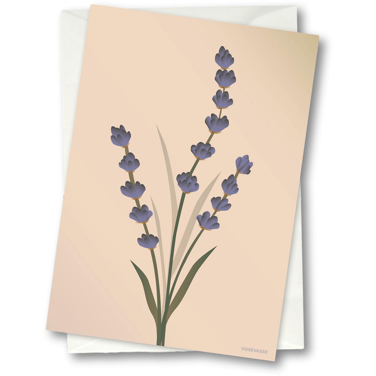 [product_category]-Vissevasse Lavender Greeting Card 15 X21 Cm, Nude-Vissevasse-5713138604518-F-2016-045-S-VIS-1