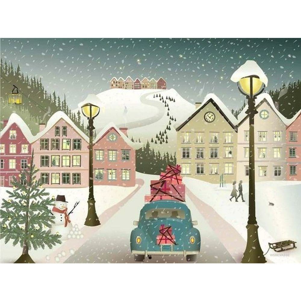 Vissevasse Let It Snow Poster, 30 X40 Cm