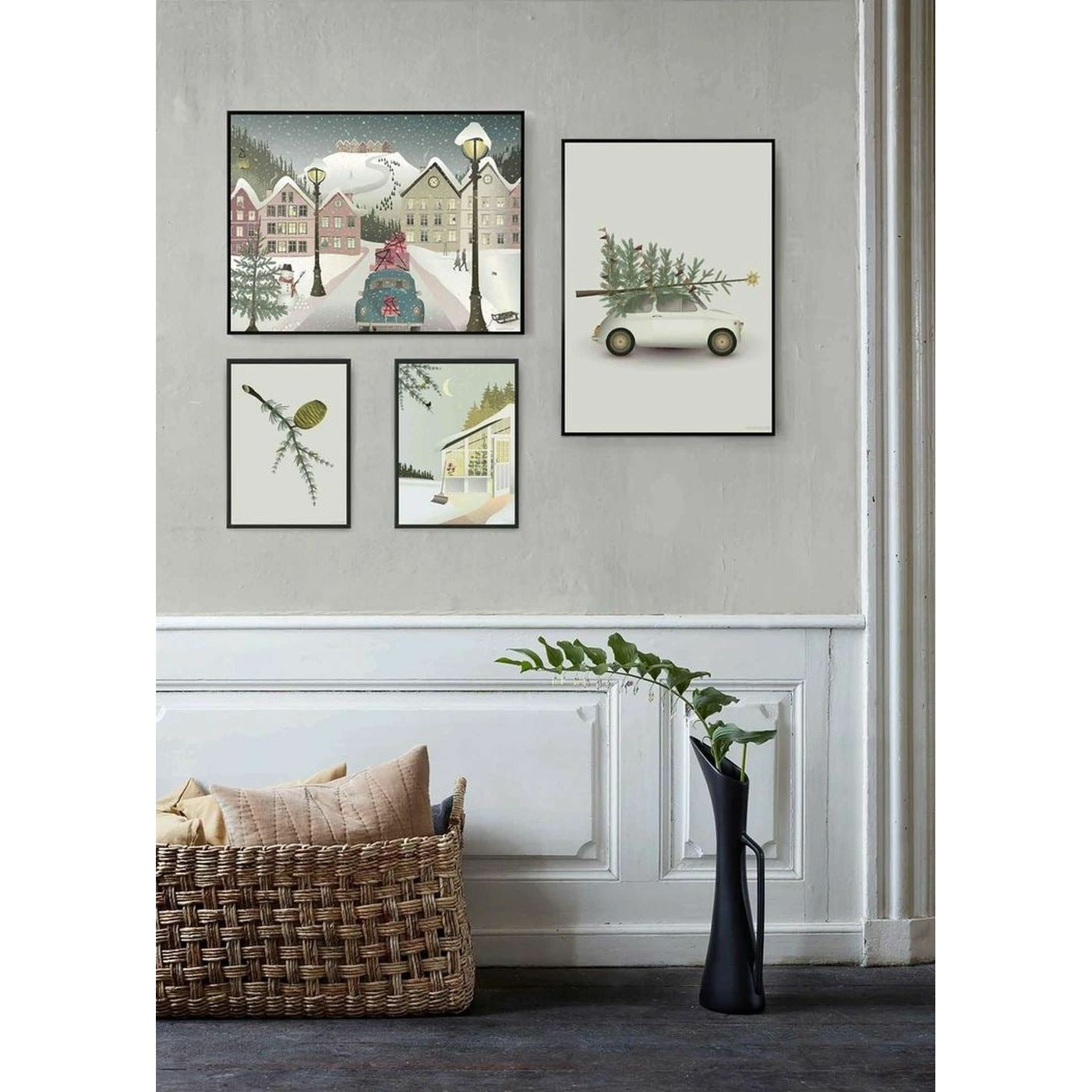[product_category]-Vissevasse Let It Snow Poster, 30 X40 Cm-Vissevasse-5713138801023-F-2018-010-M-VIS-2
