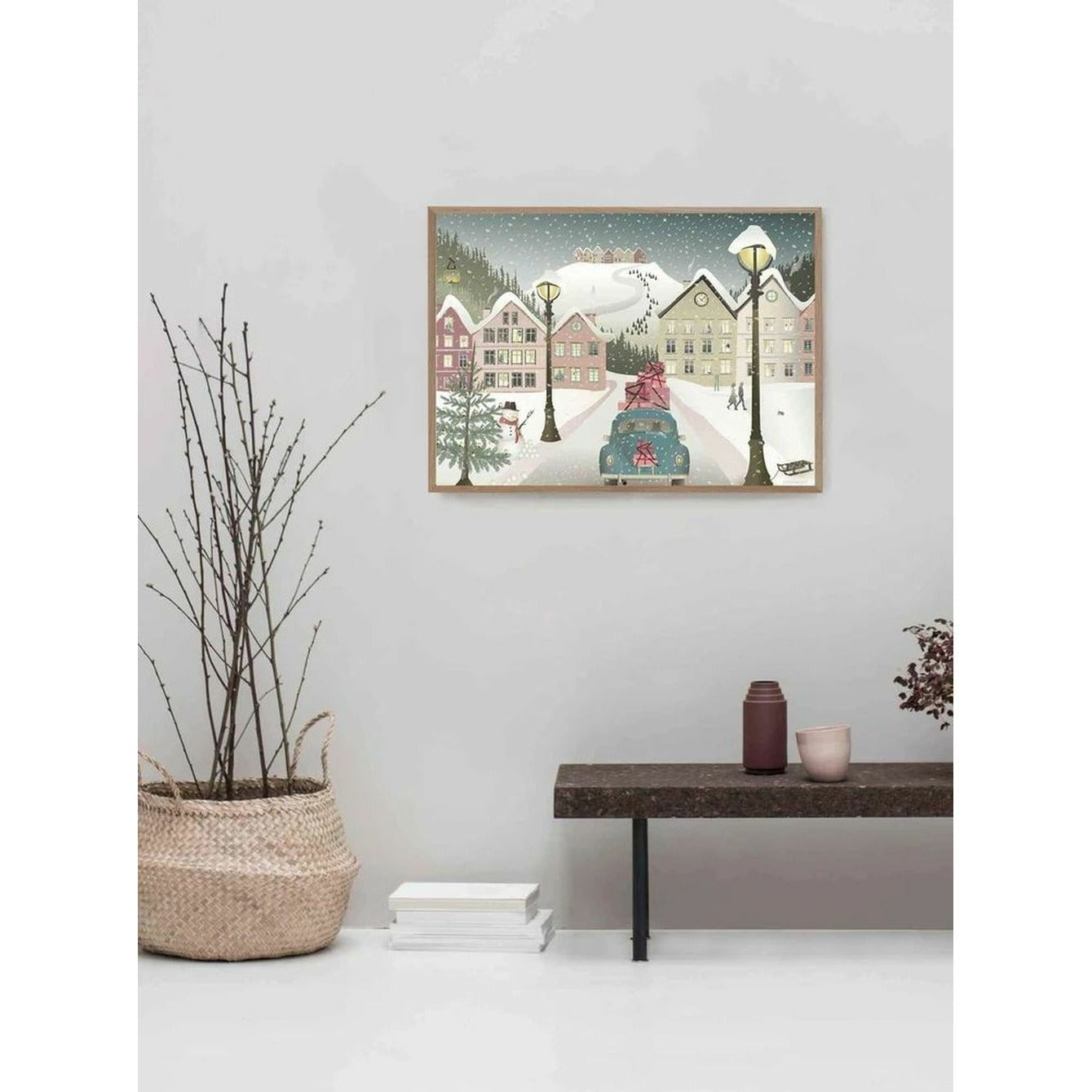 Vissevasse Let It Snow Poster, 30 X40 Cm