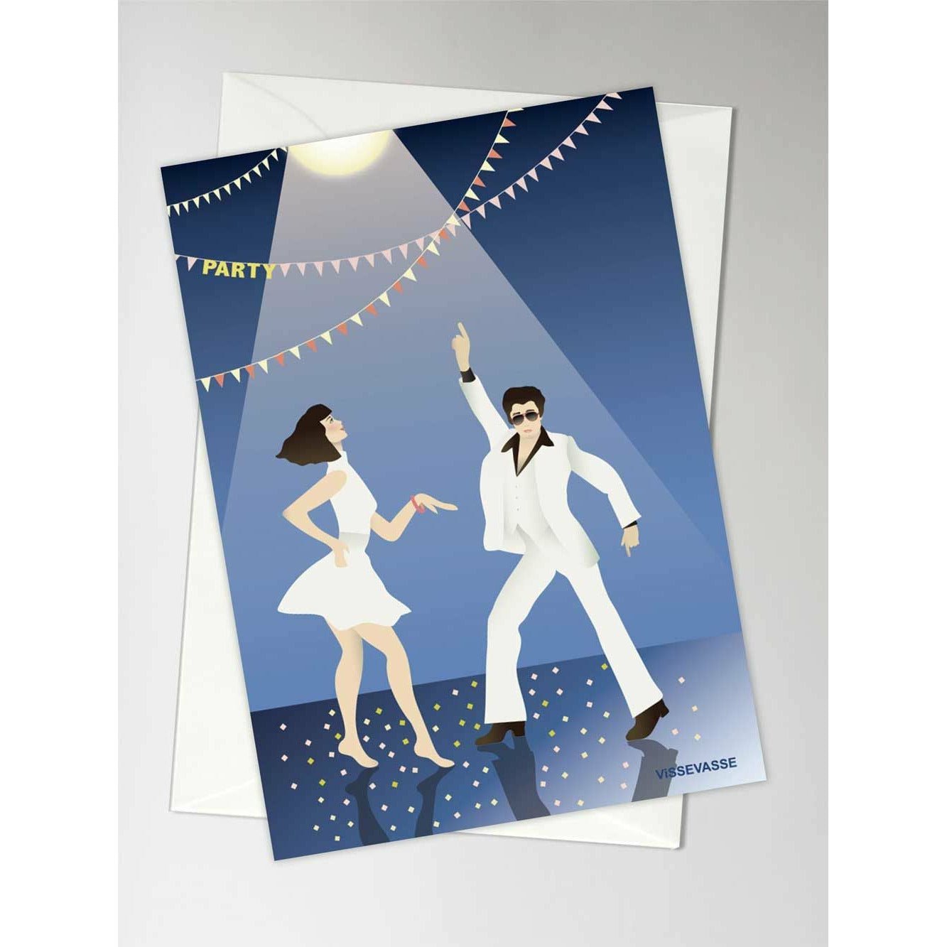 Vissevasse Let's Dance Carte de voeux, A6