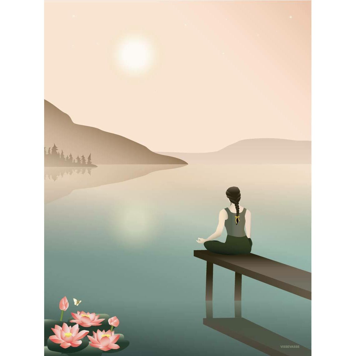 [product_category]-Vissevasse Lotus Poster, 30 X40 Cm-Vissevasse-5713138722625-F-2017-226-M-VIS-1