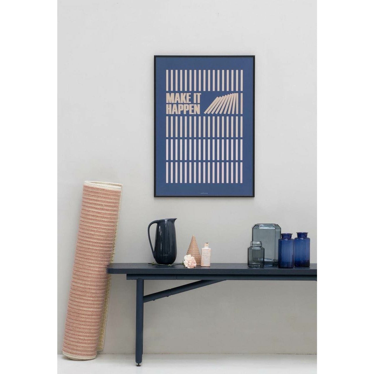 [product_category]-Vissevasse Make It Happen Poster 50 X70 Cm, Blue-Vissevasse-5713138723134-F-2017-231-L-VIS-2