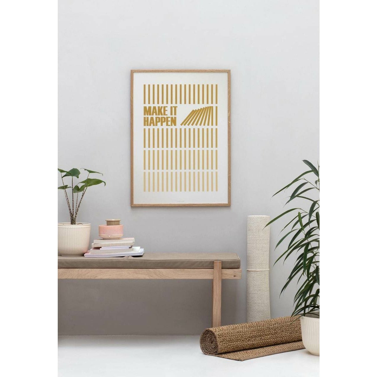 [product_category]-Vissevasse Make It Happen Poster 50 X70 Cm, Yellow-Vissevasse-5713138723233-F-2017-232-L-VIS-2