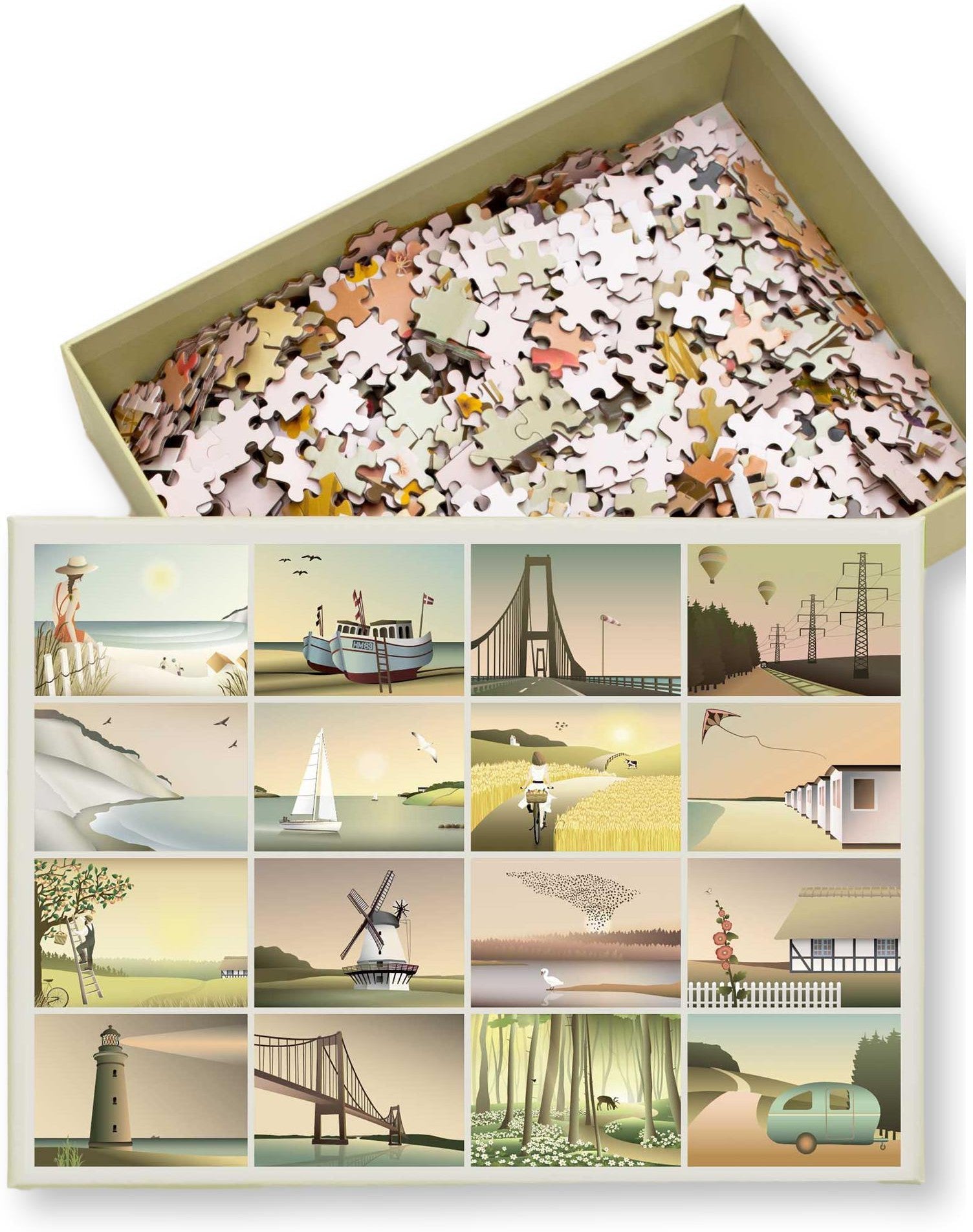 Vissevasse Moments Puzzle, 1000 pièces