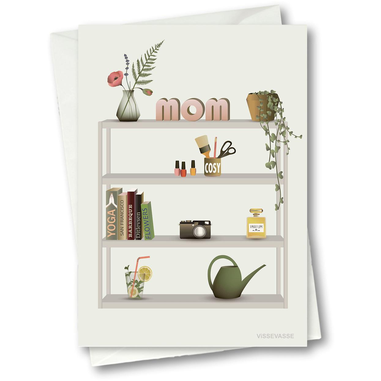 Vissevasse Mother's Favorites Greeting Card, 15 X21 Cm