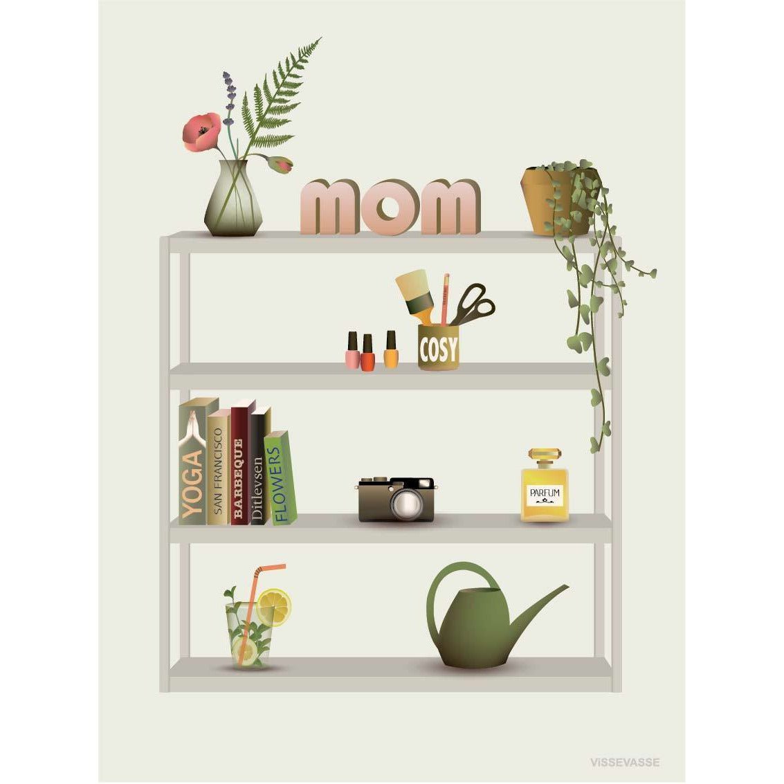 [product_category]-Vissevasse Mother's Favorites Greeting Card, 15 X21 Cm-Vissevasse-5713138721017-F-2017-210-S-VIS-2