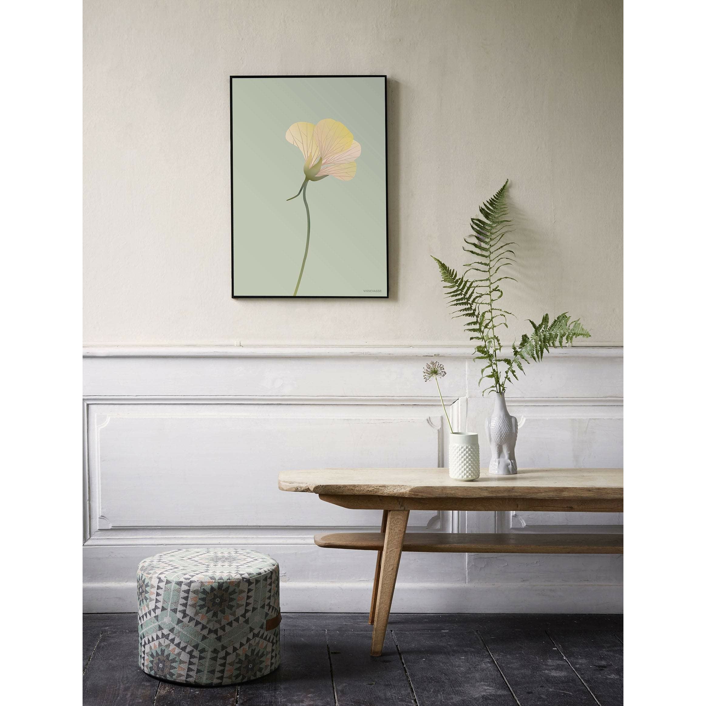 Vissevasse Nasturtium Poster 50 X70 Cm, Green