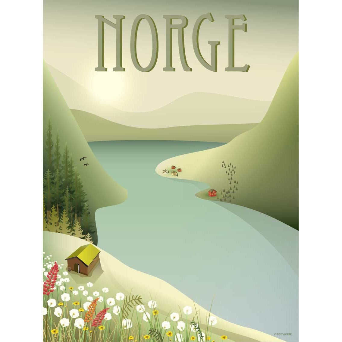 [product_category]-Vissevasse Norway 'Fjellet' Poster, 30x40 Cm-Vissevasse-5713138108528-F-2021-085-M-VIS-1