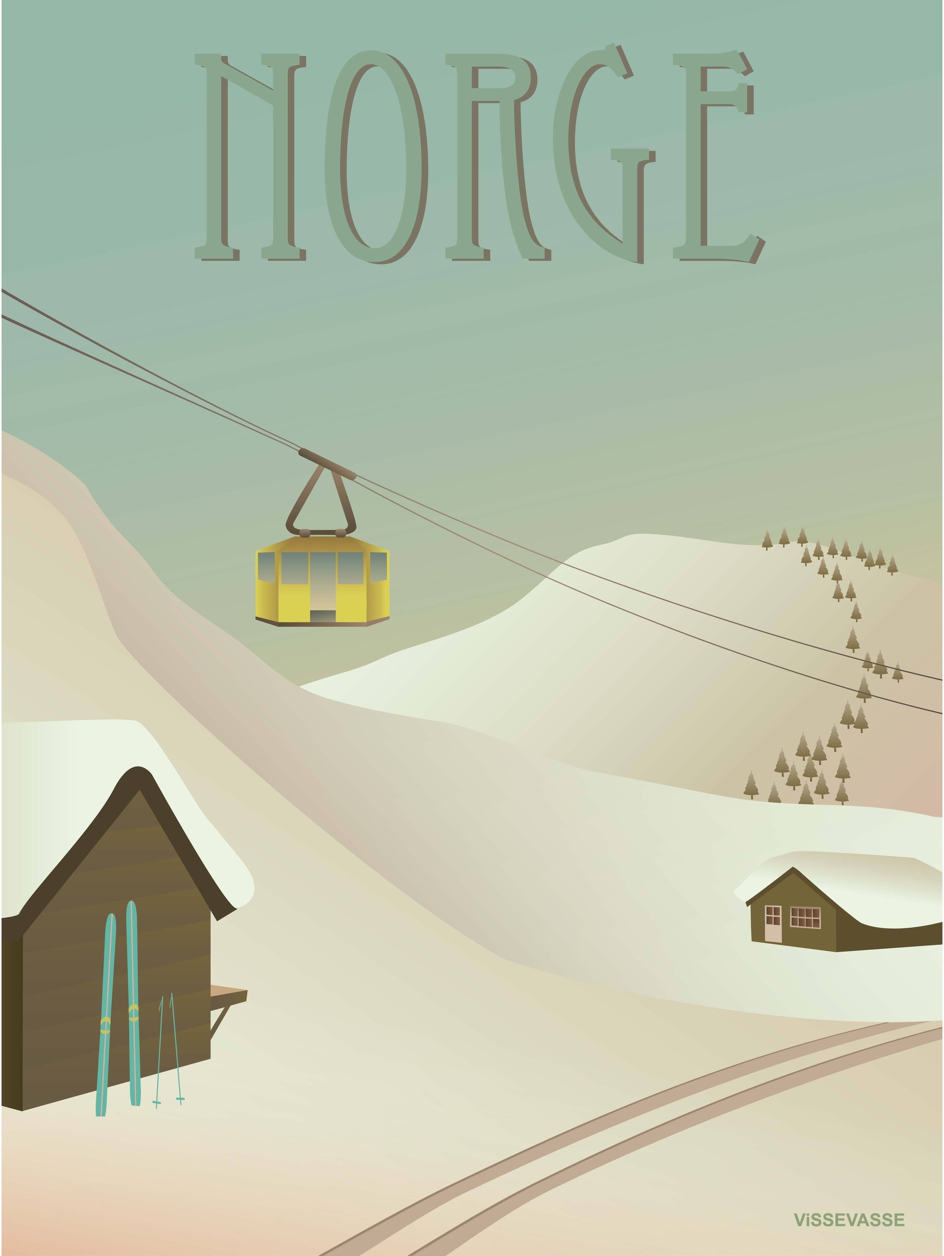 [product_category]-Vissevasse Norway Snow Poster, 15 X21 Cm-Vissevasse-5713138440116-F-2014-401-S-VIS-1