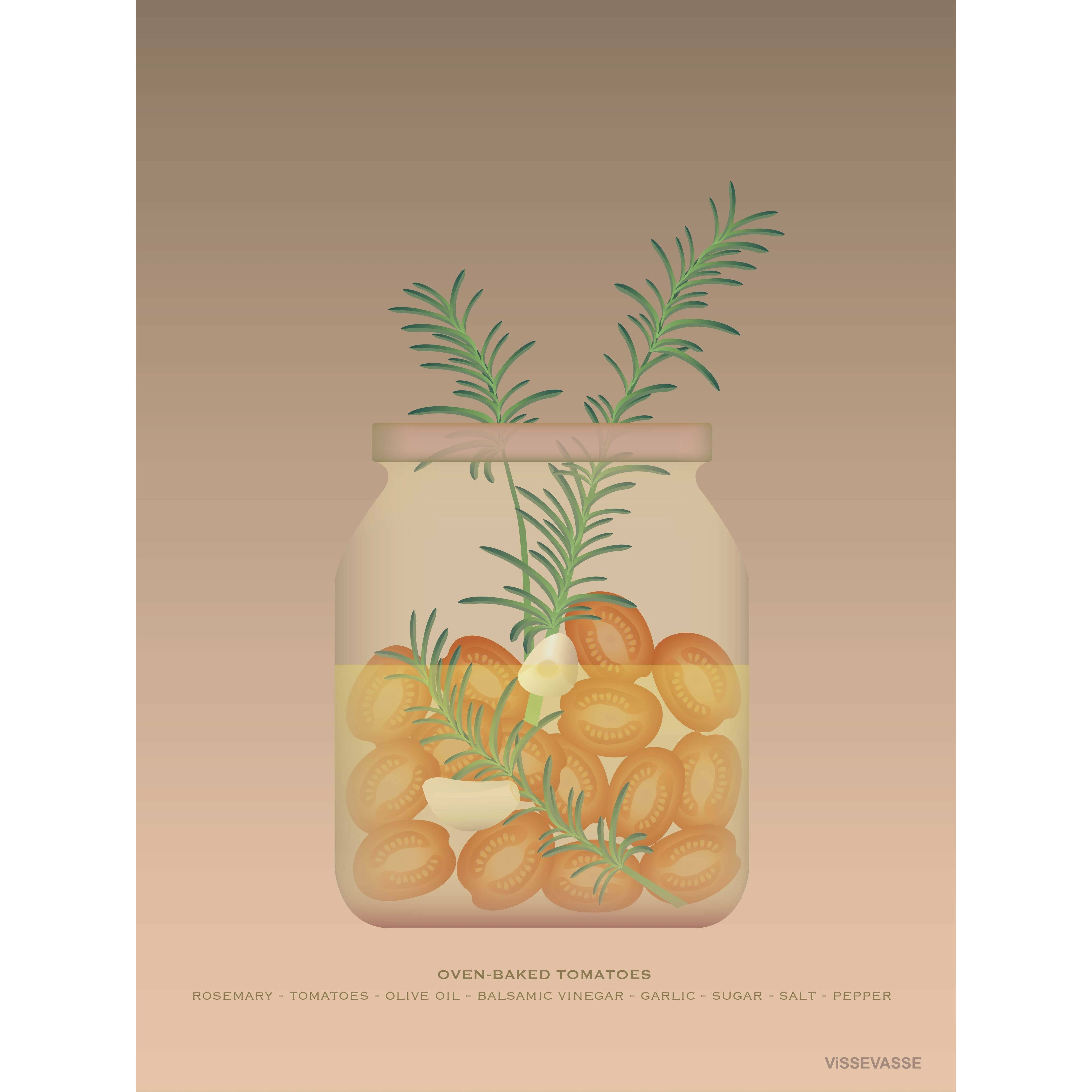 [product_category]-Vissevasse Oven Baked Tomatoes Poster, 30 X40 Cm-Vissevasse-5713138460121-F-2014-601-M-VIS-1